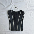 DENIM CORSET (Bust : 28-32, Upper Waist : 24-26)