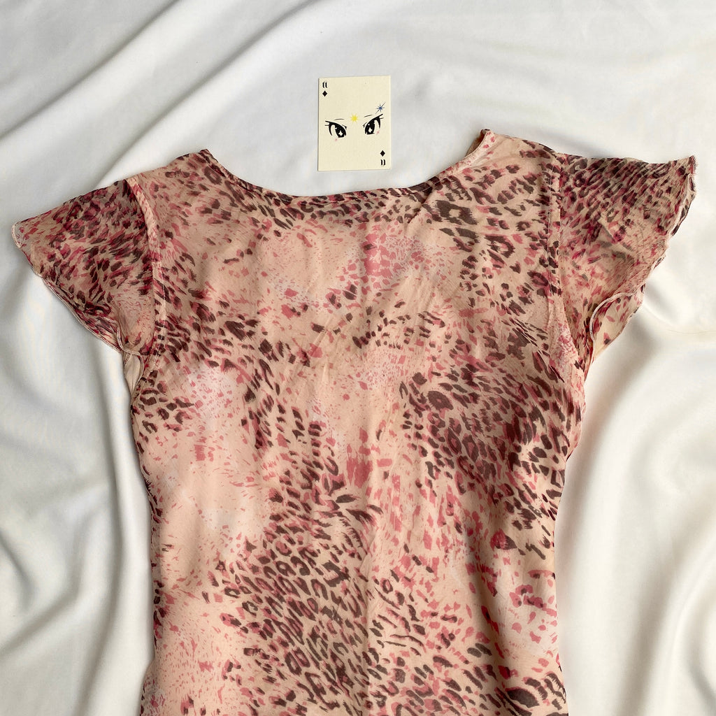 Y2K PINK TOP (Bust : 34-38, Upper Waist : 28-36)