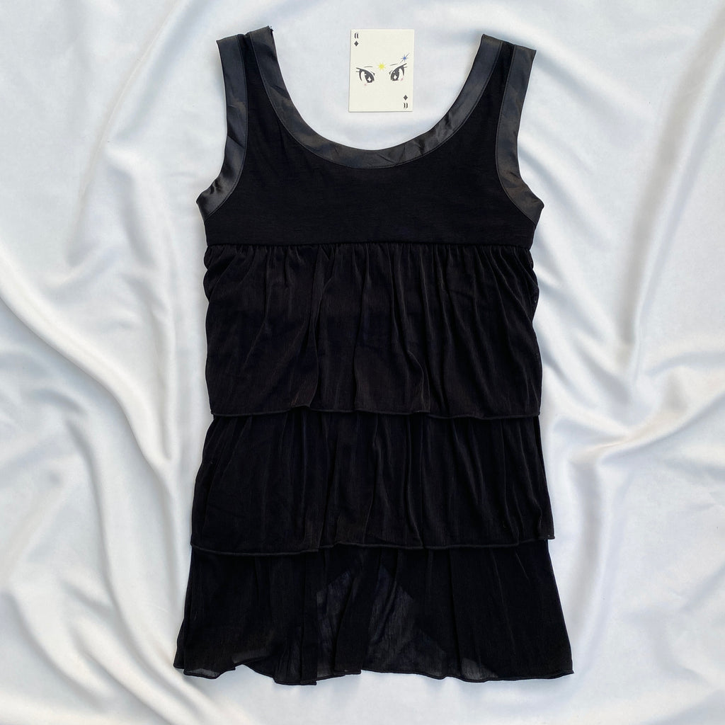 Y2K BLACK TOP FROM HM (Bust : 30-34, Upper Waist : 26-32)