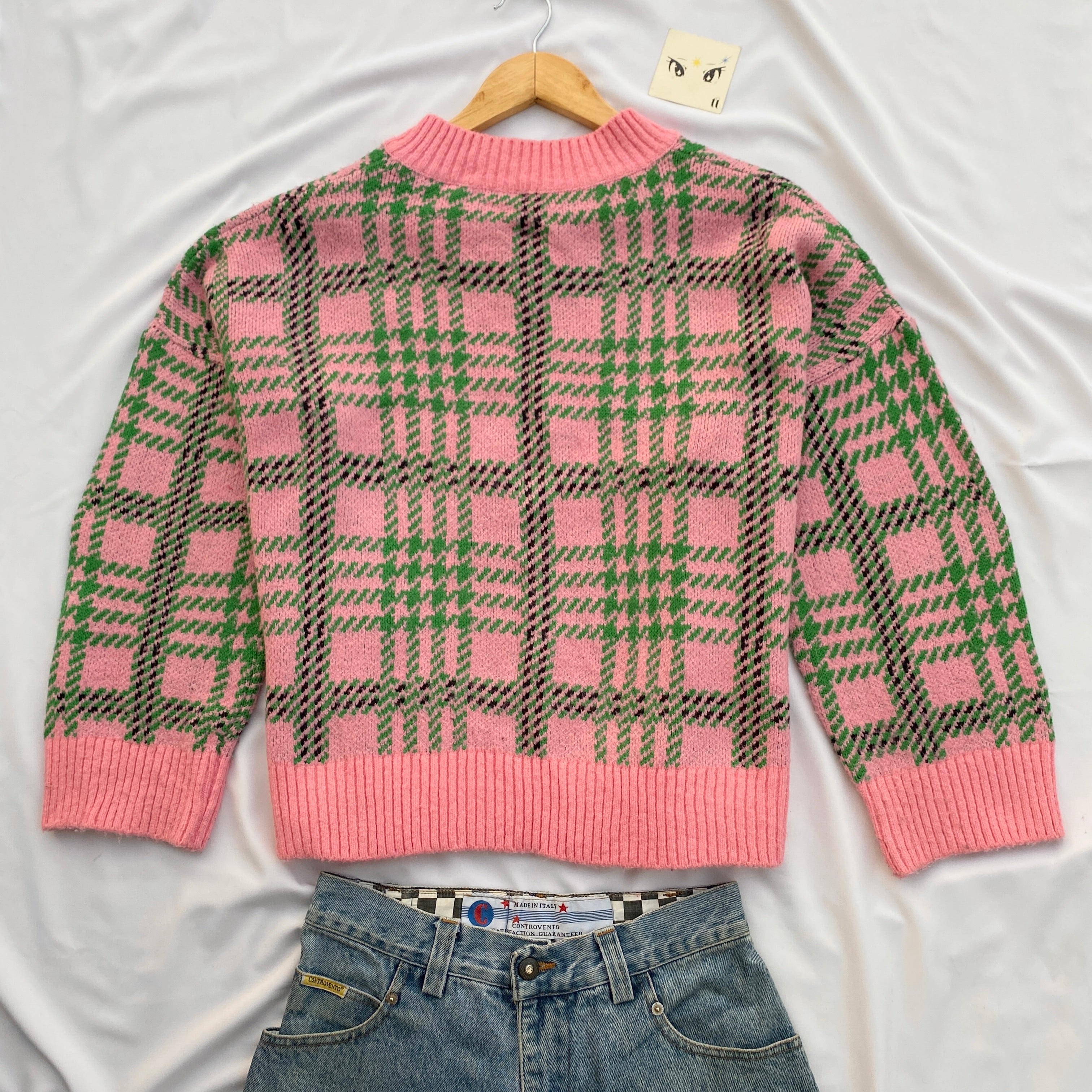 PINK KNIT (Bust : 50, Length : 24)