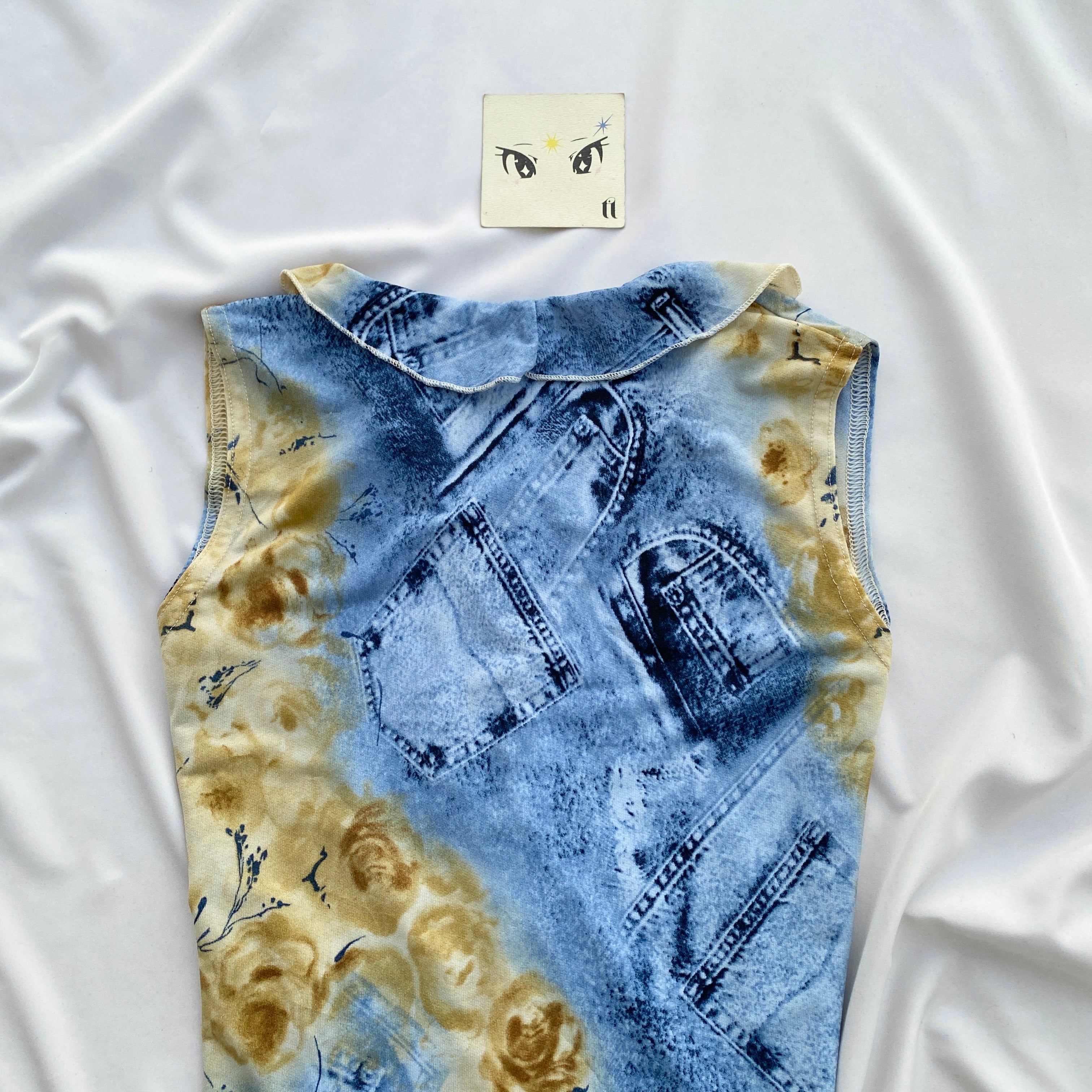 Y2K TOP (Bust : 30-34, Upper Waist : 26-32)