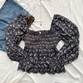 FLORAL BLOUSE FROM AMERICAN EAGLE (Bust : 30-34, Upper Waist : 26–32)