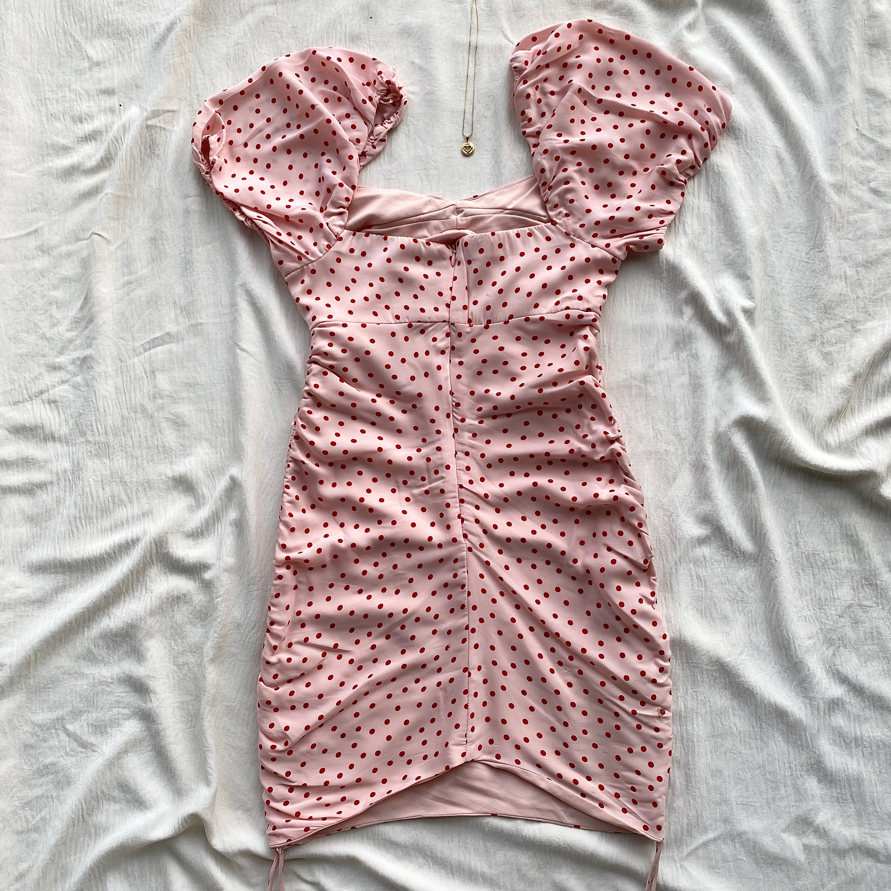 POLKA DOT DRESS FROM ZARA (Bust : 32-34, Upper Waist : 28-32)