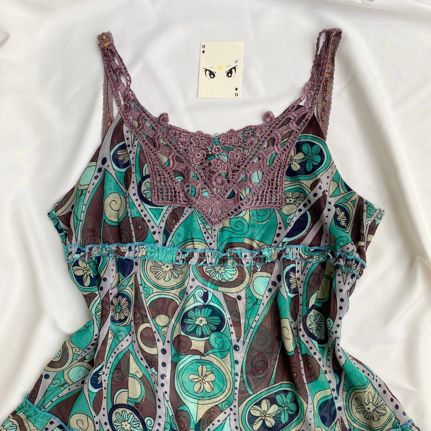 Y2K TOP (Bust : 36-40, Upper Waist : 30-38)
