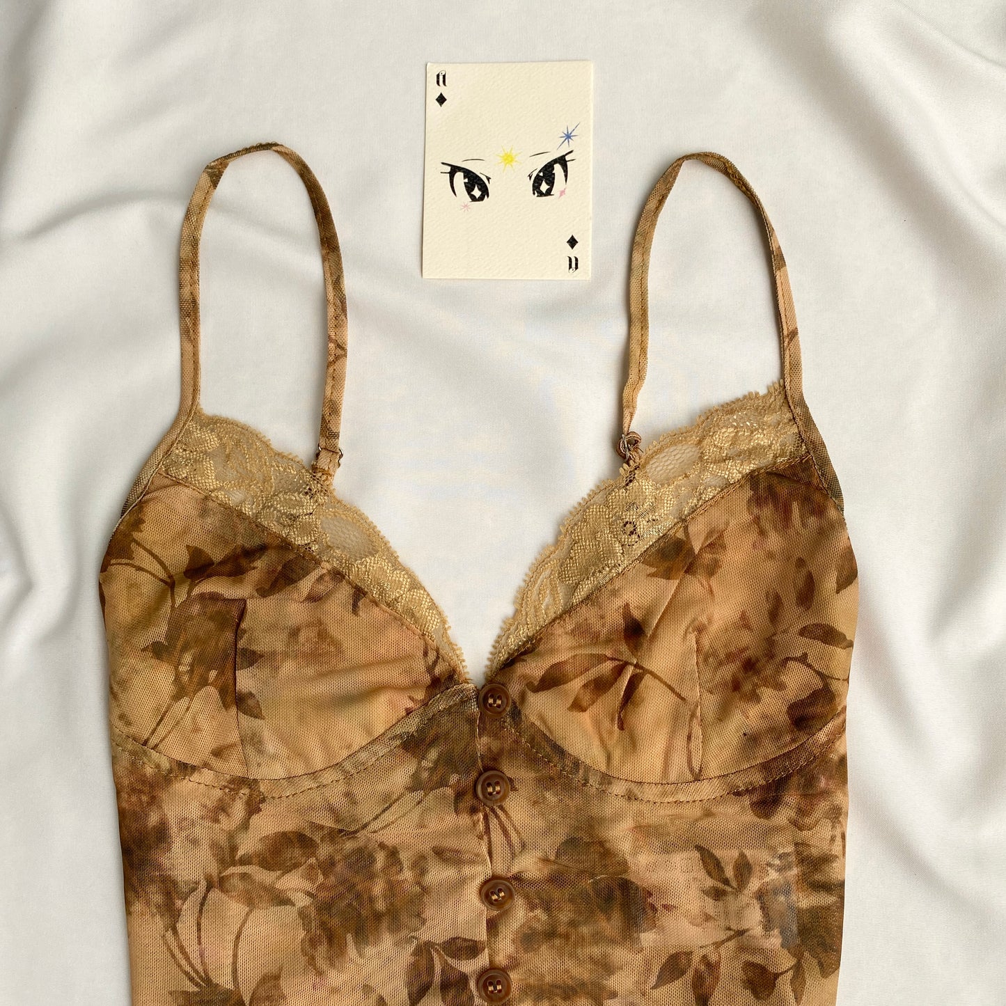 FLORAL CAMI TOP (Bust : 28-32, Upper Waist : 23-28)