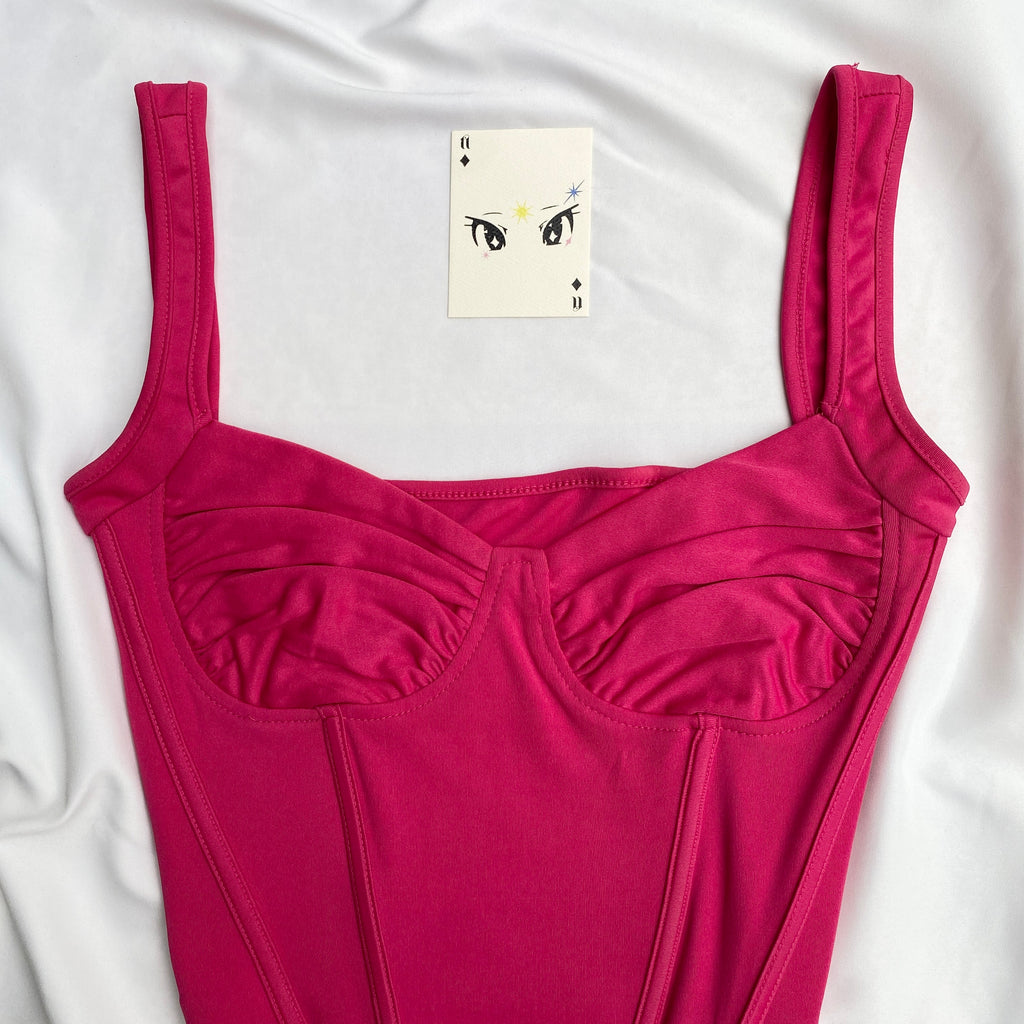 PINK CORSET FROM CIDER (Bust : 30-34, Upper Waist : 25-29)
