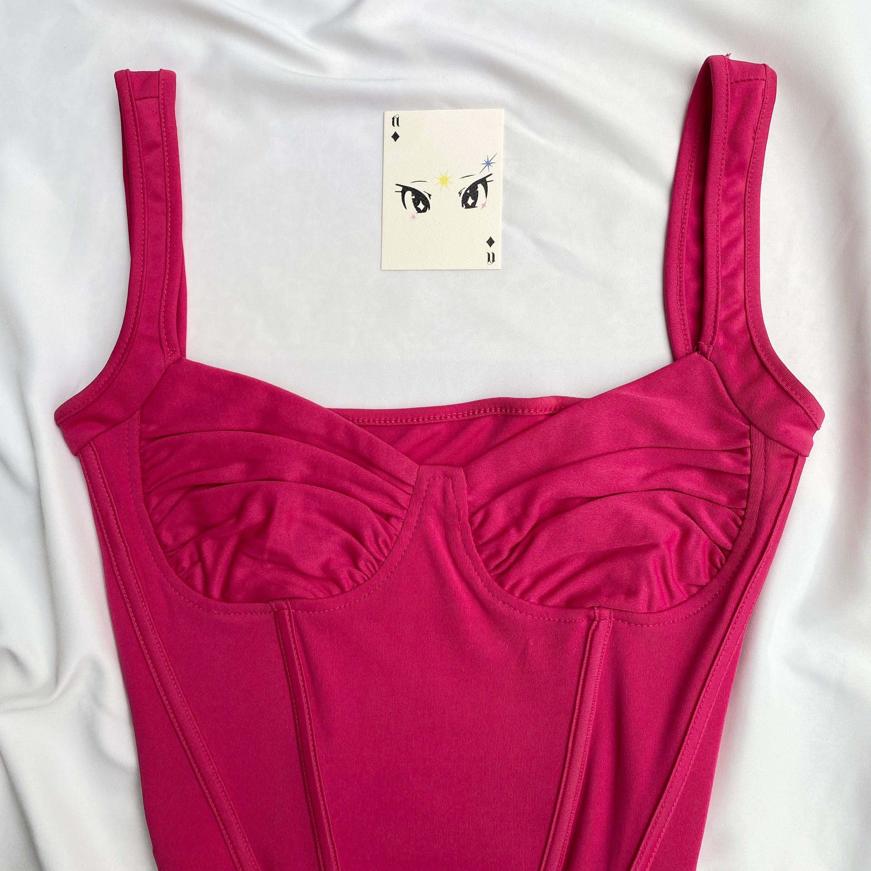 PINK CORSET FROM CIDER (Bust : 30-34, Upper Waist : 25-29)
