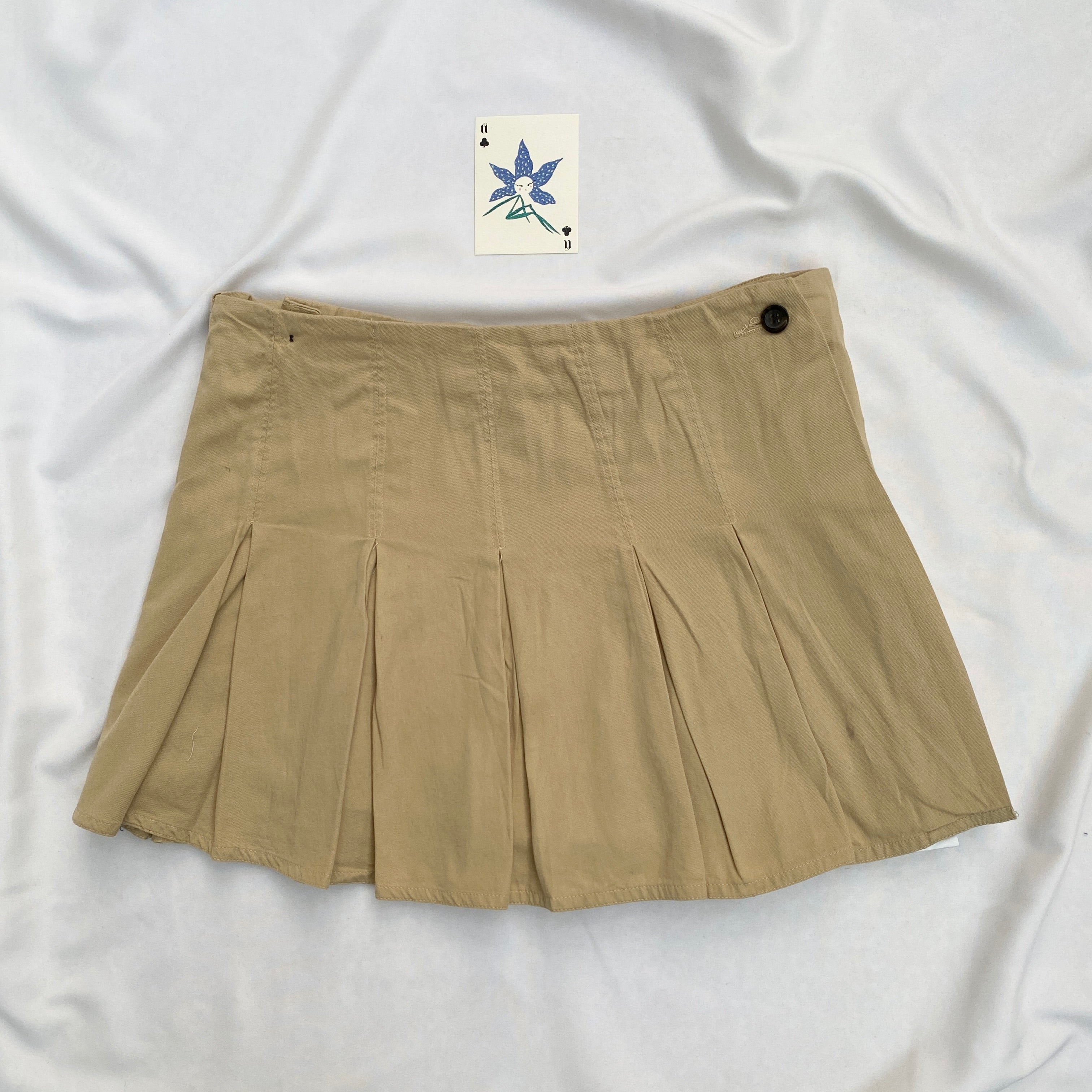KHAKI PLEATED SKIRT FROM URBAN OUTFITTERS (Multiple sizes available)