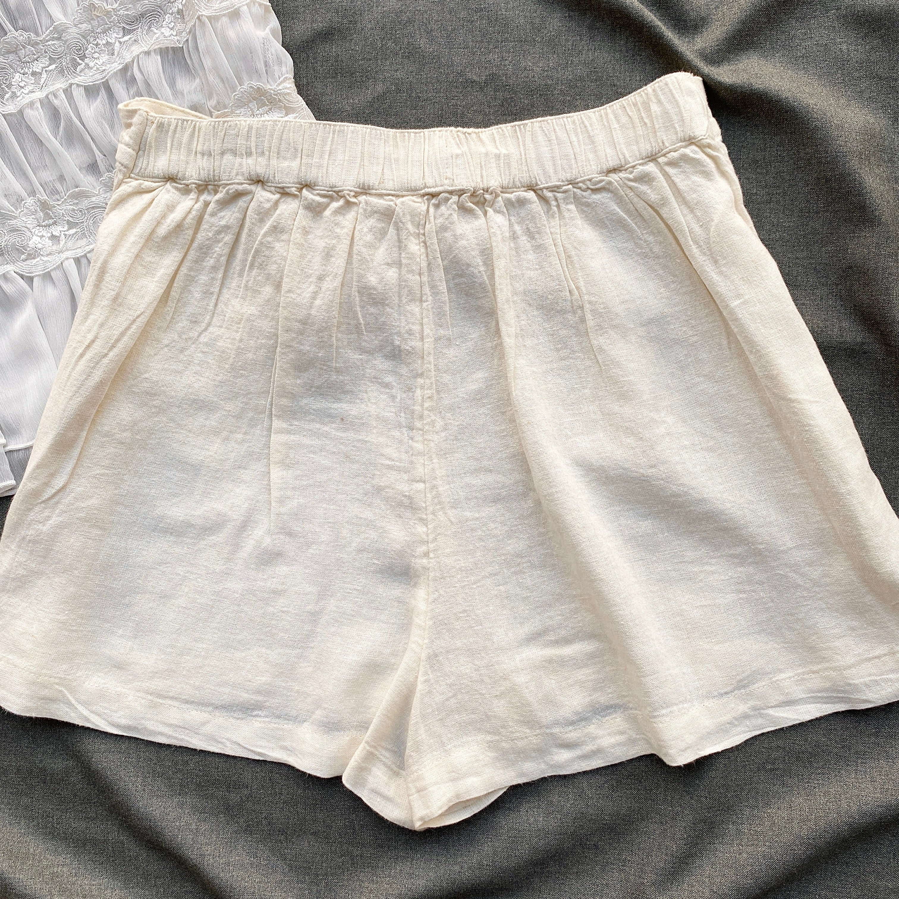 LINEN SHORTS FROM FREE PEOPLE (Two sizes)