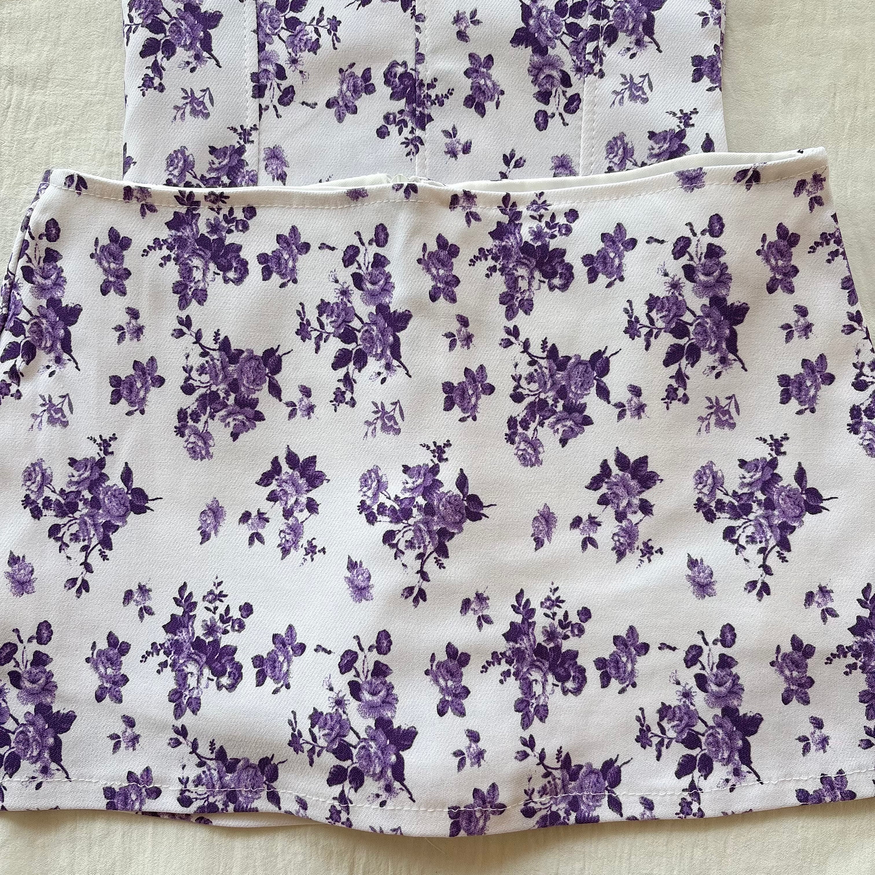 FLORAL SET (Bust : 28-32, Upper Waist : 22-26)