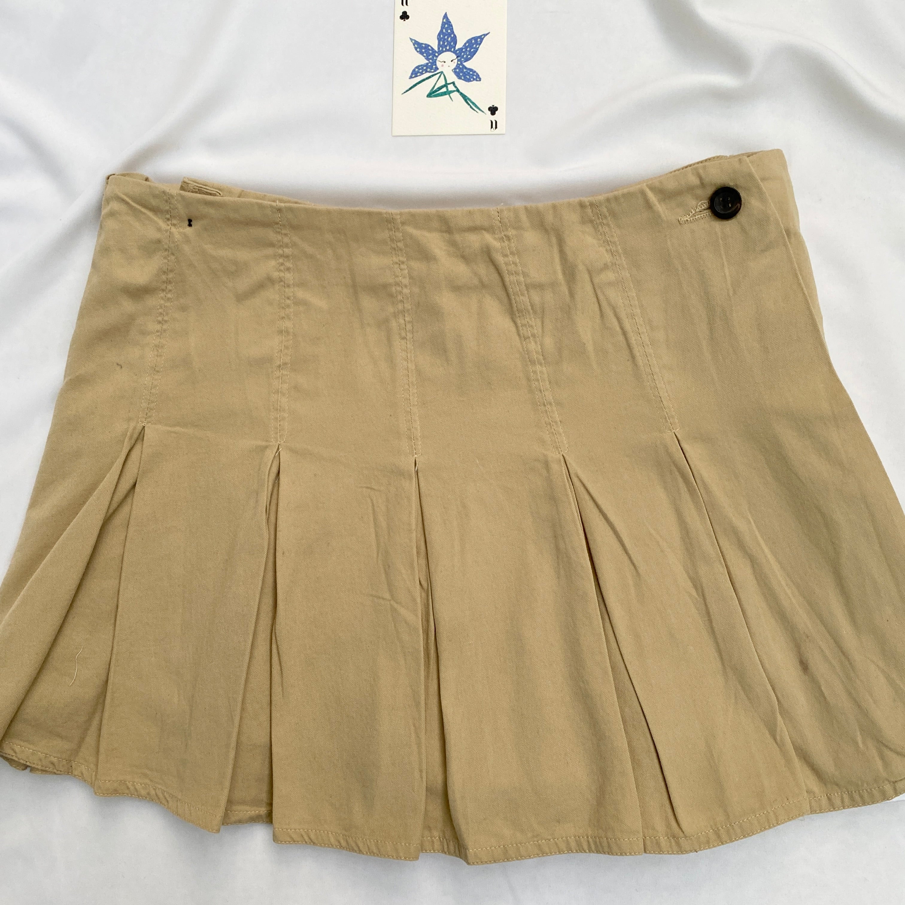 KHAKI PLEATED SKIRT FROM URBAN OUTFITTERS (Multiple sizes available)