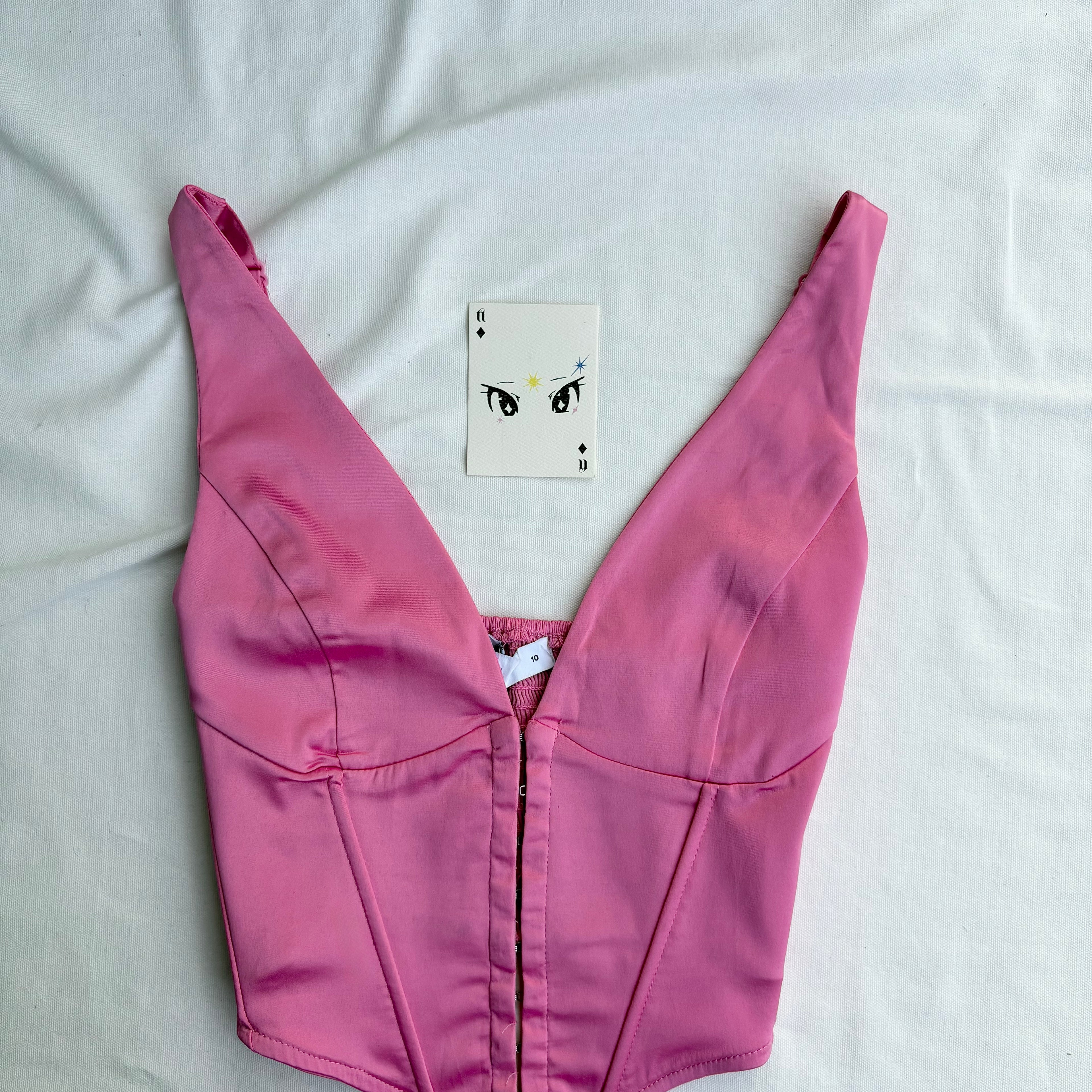 PINK CORSET (Bust : 34-36, Upper Waist : 27-34)