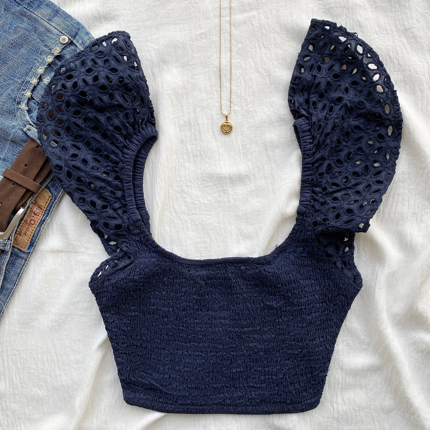 NAVY BLUE TOP  (Sizes available)