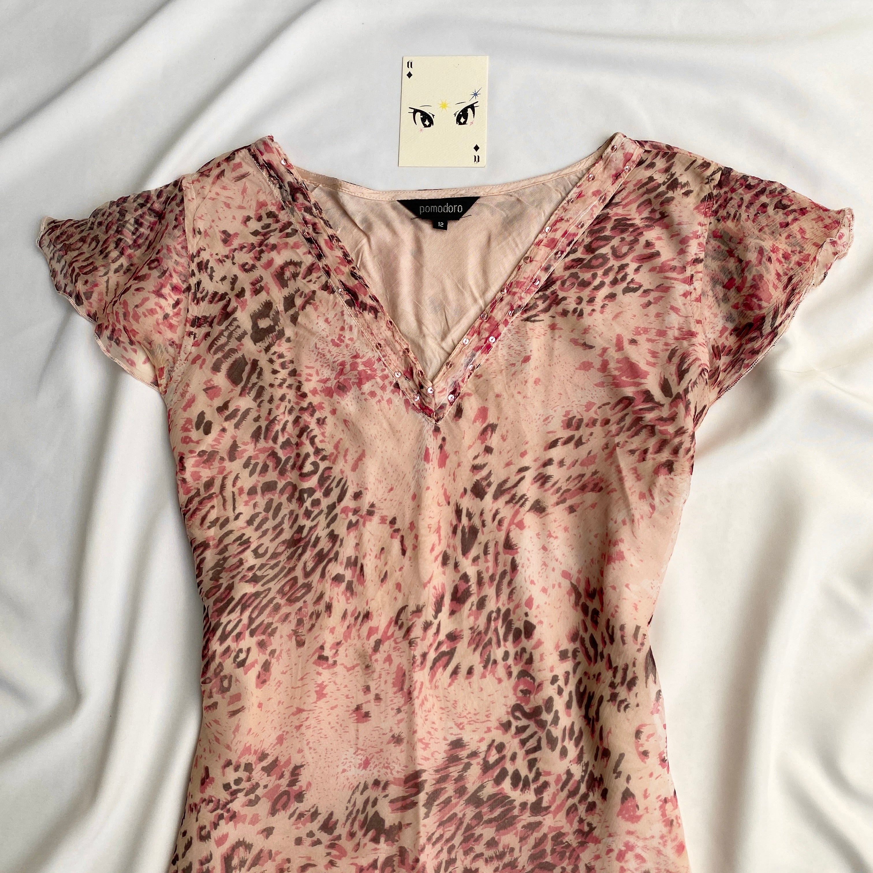 Y2K PINK TOP (Bust : 34-38, Upper Waist : 28-36)