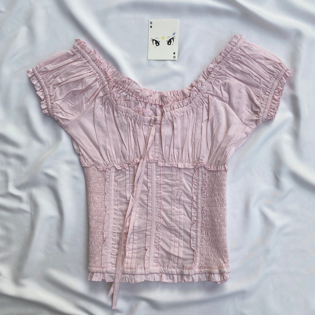 BABY PINK TOP (Bust : 30-34, Upper Waist : 24-28)