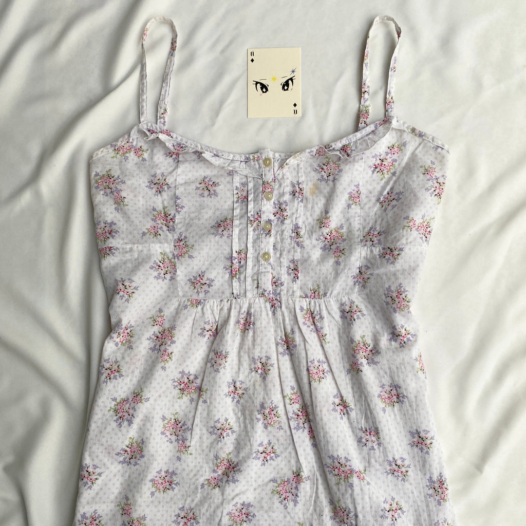 FLORAL BABYDOLL TOP (Bust : 40-44, Upper Waist : 34-40)