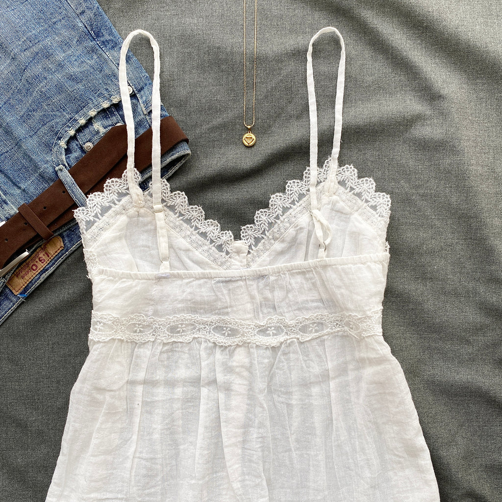 WHITE EYELET TOP FROM ZARA (Sizes available)