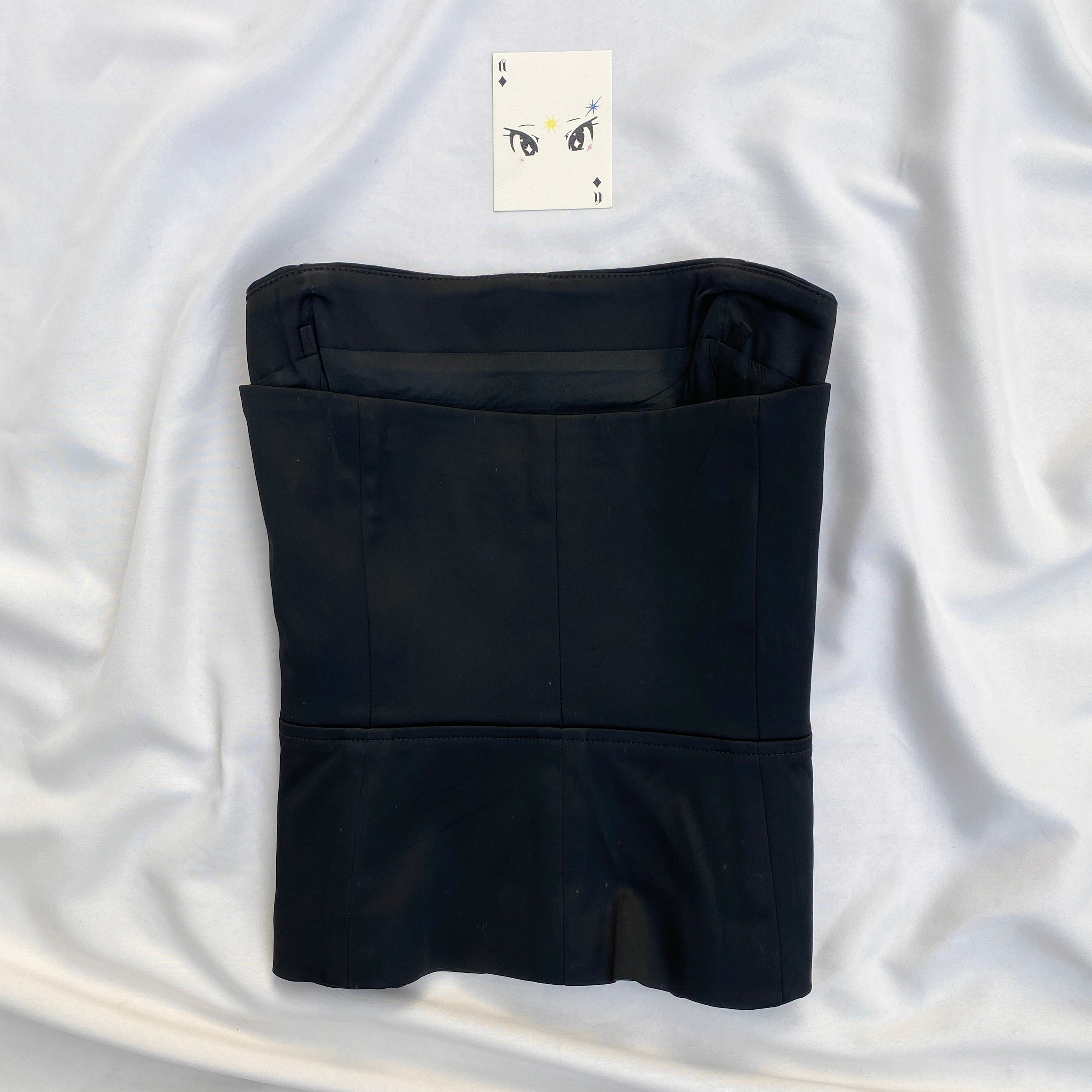 BLACK CLASSIC CORSET (Bust : 32-34, Upper Waist : 28-32)