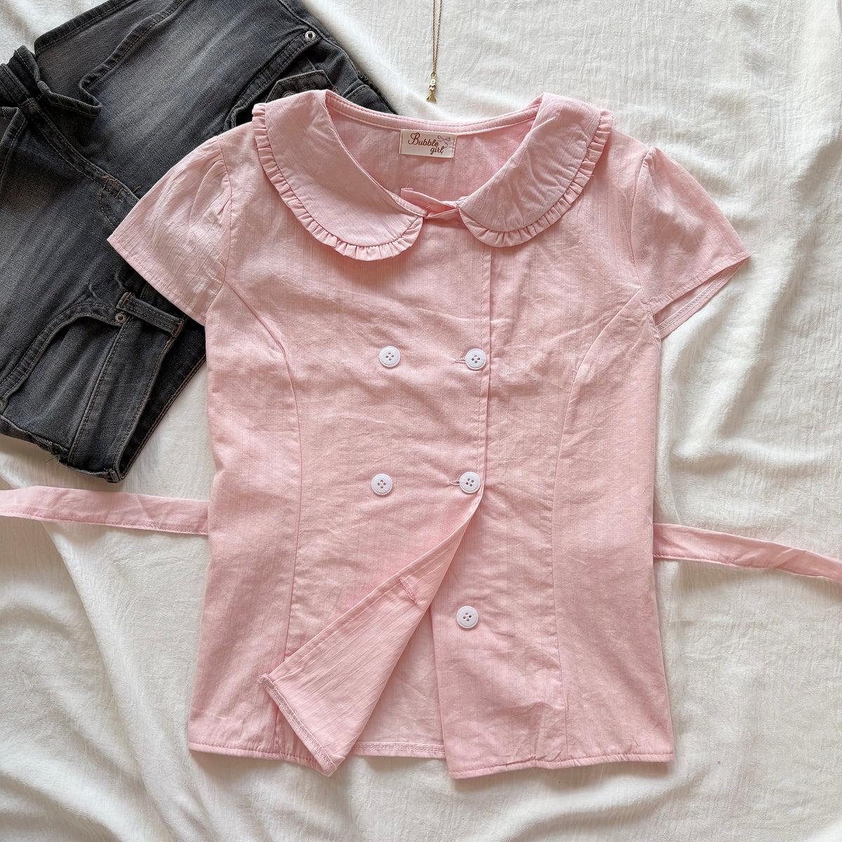 PINK PÉTALE TOP (Bust : 30-34, Upper Waist : 24-28)
