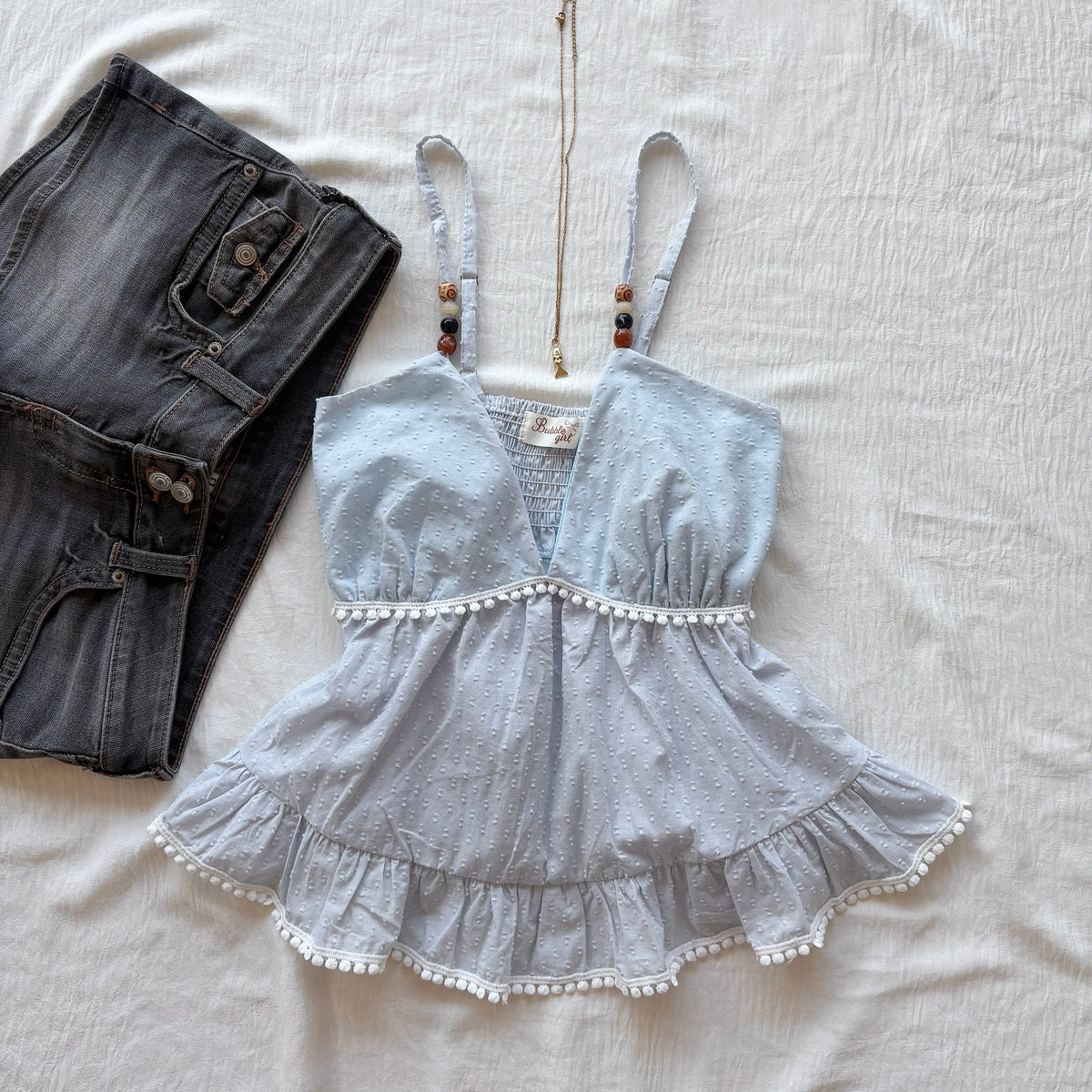 LILA BEADED TOP (Bust : 28-34, Upper Waist : 24-28)