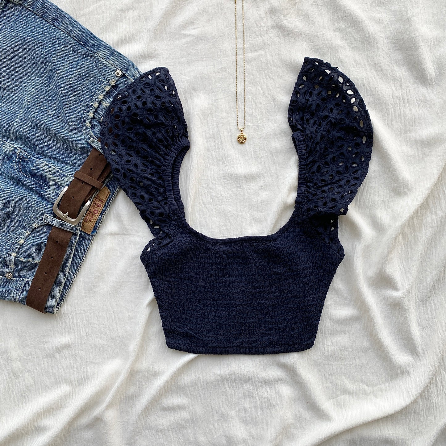 NAVY BLUE TOP  (Sizes available)