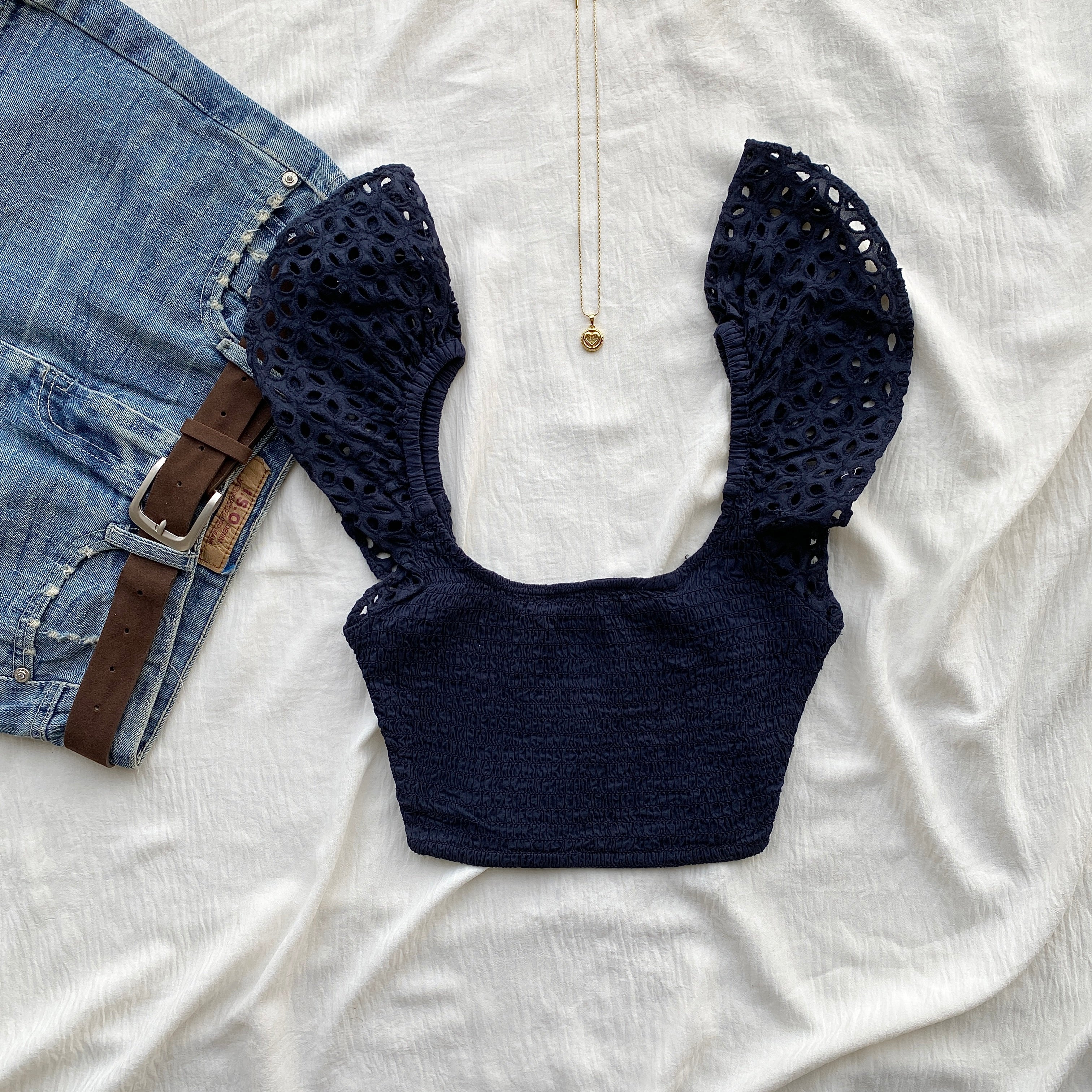 NAVY BLUE TOP  (Sizes available)