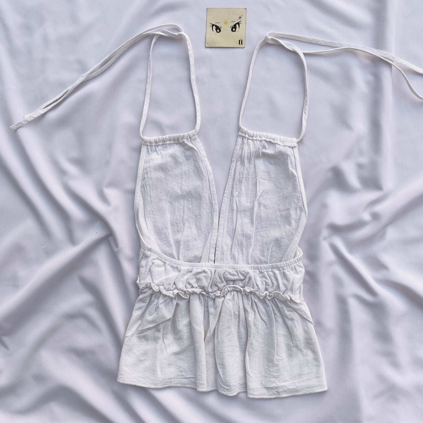 WHITE TOP (BUST : 30-34)