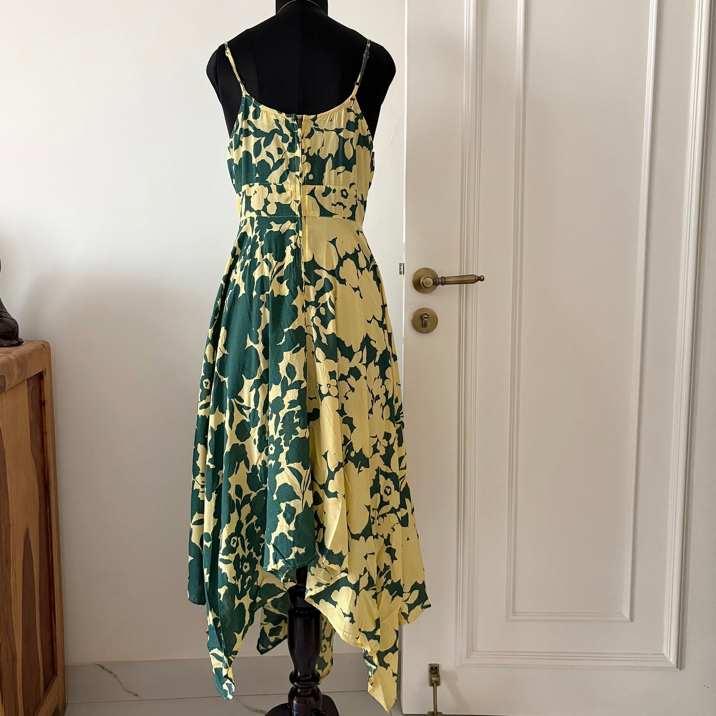 GREEN ASYMMETRIC DRESS (Mulitple sizes available)