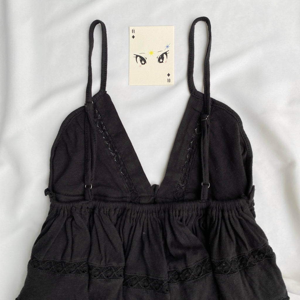 BLACK BABYDOLL TOP FROM URBAN OUTFITTERS (Multiple Sizes)