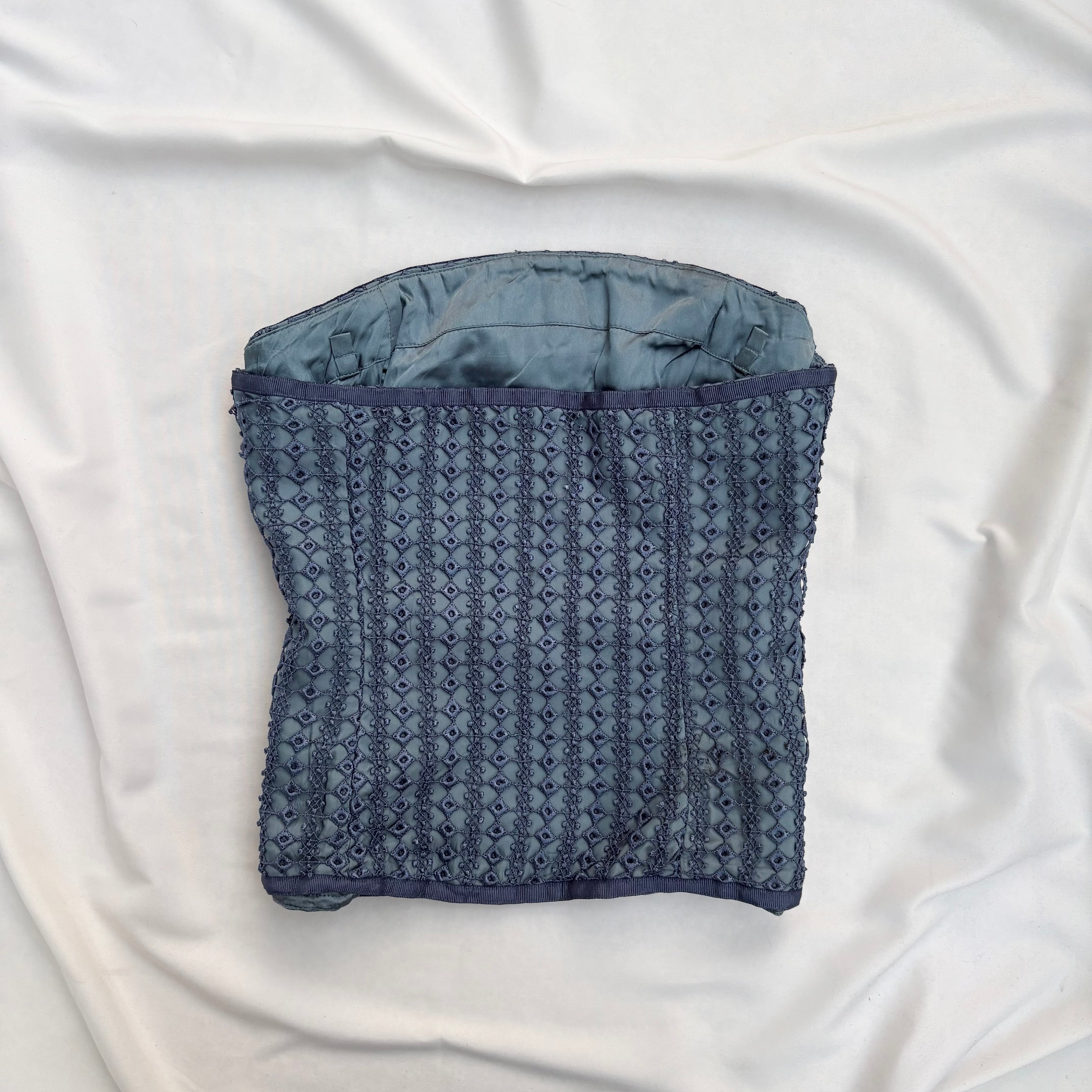 BLUE CORSET (Bust : 30-34, Upper Waist : 26-28)