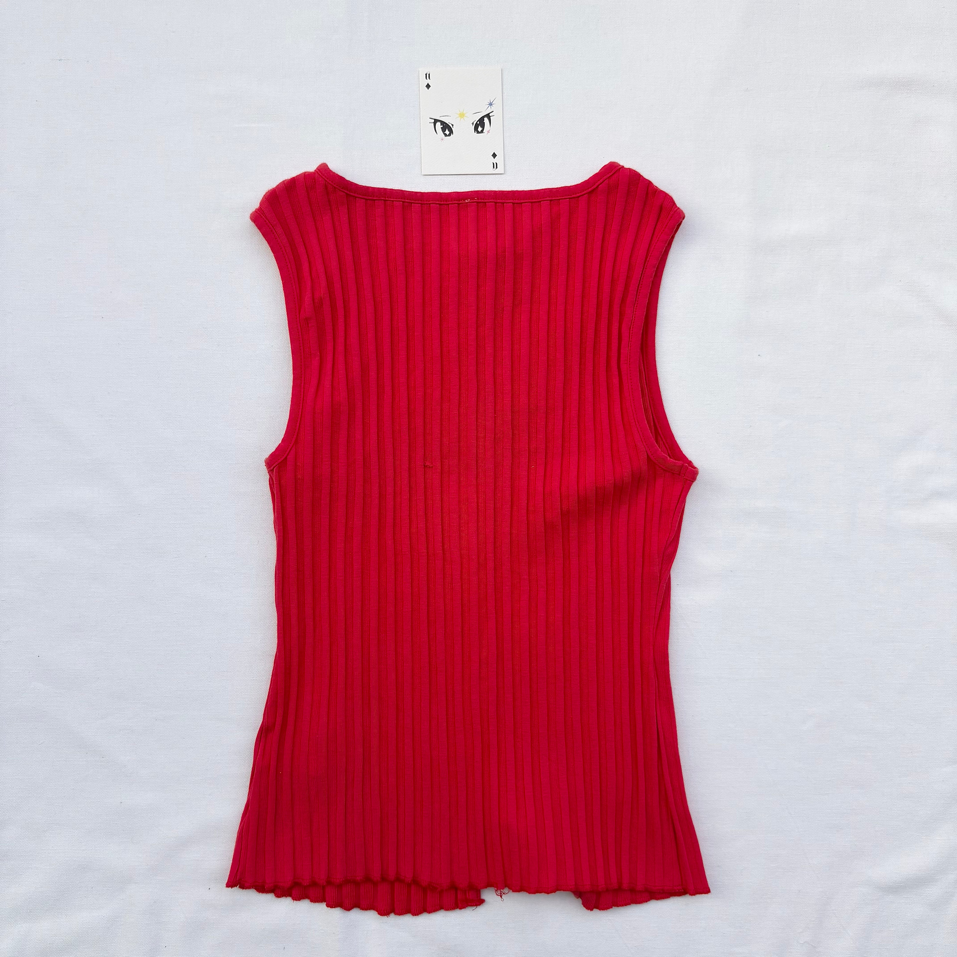 RED TOP FROM FREE PEOPLE (Bust : 28-34, Upper Waist : 24-28)