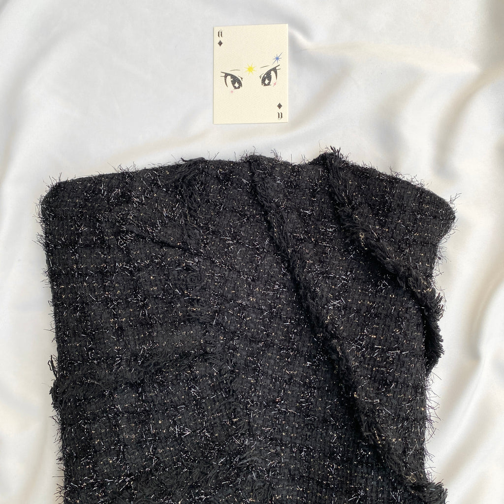 BLACK TWEED CORSET FROM ZARA (Bust : 30-34, Upper Waist : 28-30)