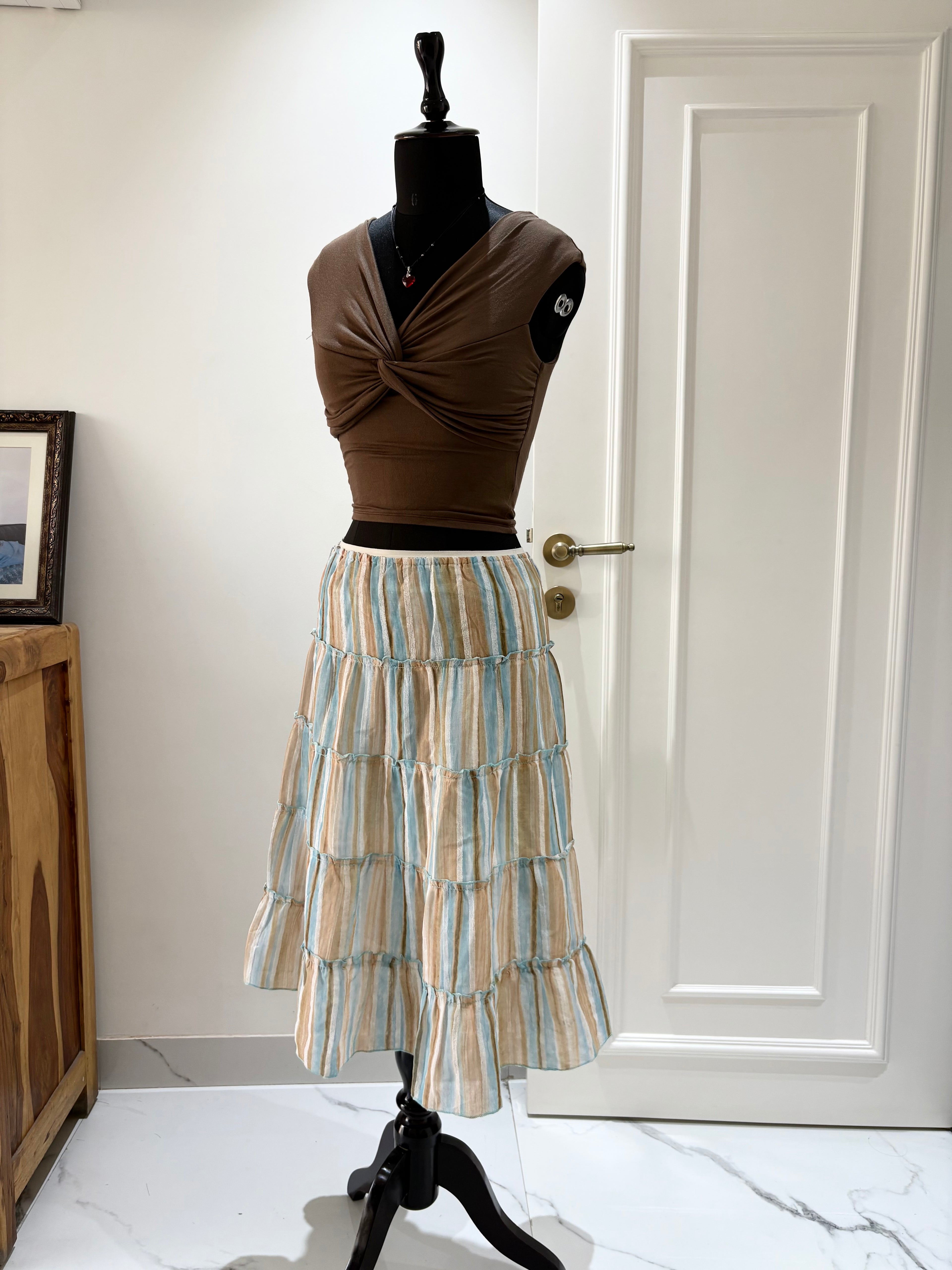 BLOOM SKIRT (Waist : 24-28)