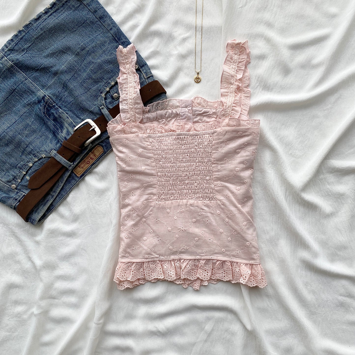 ROSÉ RUFFLE (Bust : 28-34, Upper Waist : 22-26)