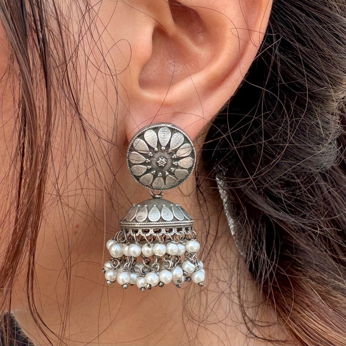 OXIDISED SILVER JUMKE