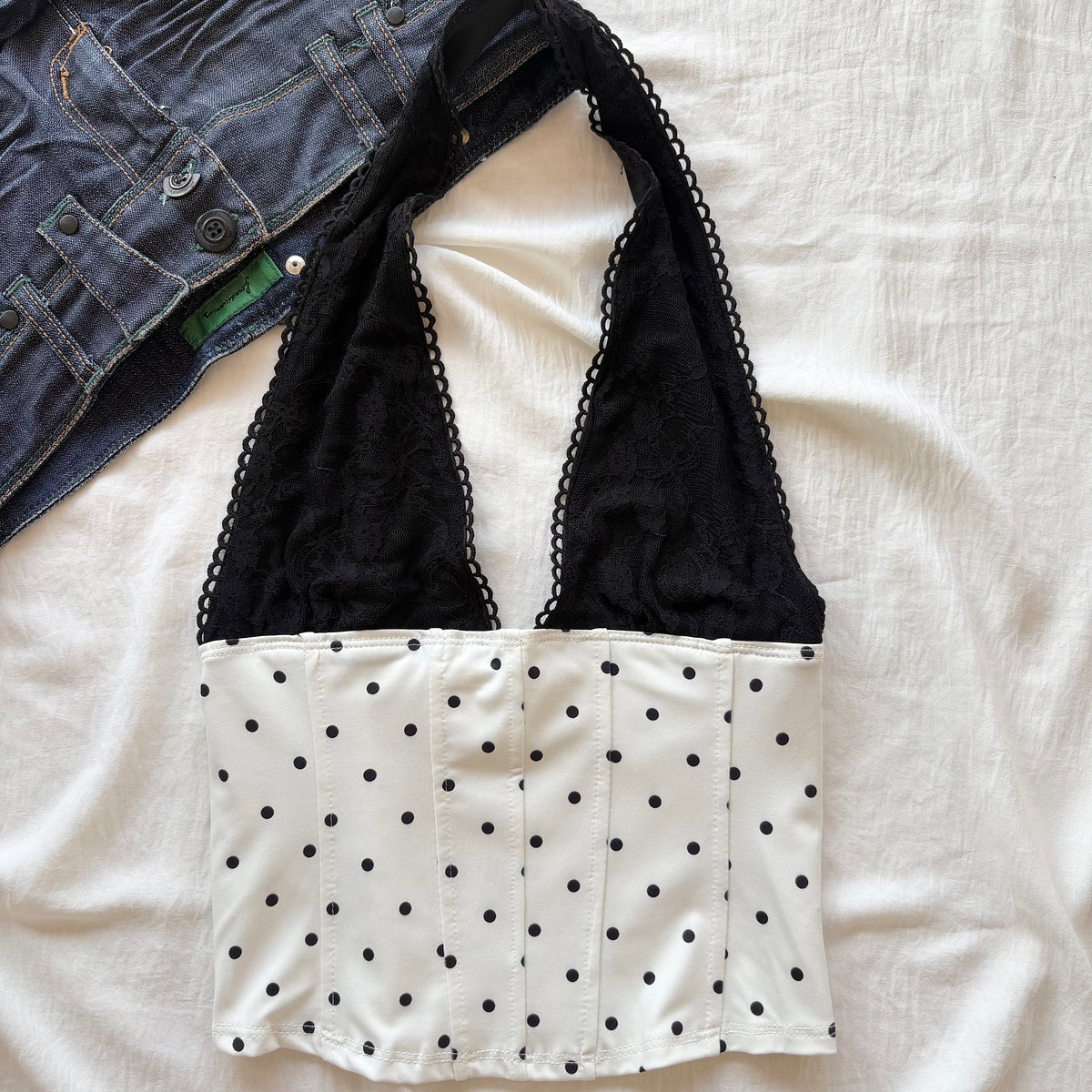 POLKA KISS TOP (Bust : 30-34, Upper Waist : 24-28)