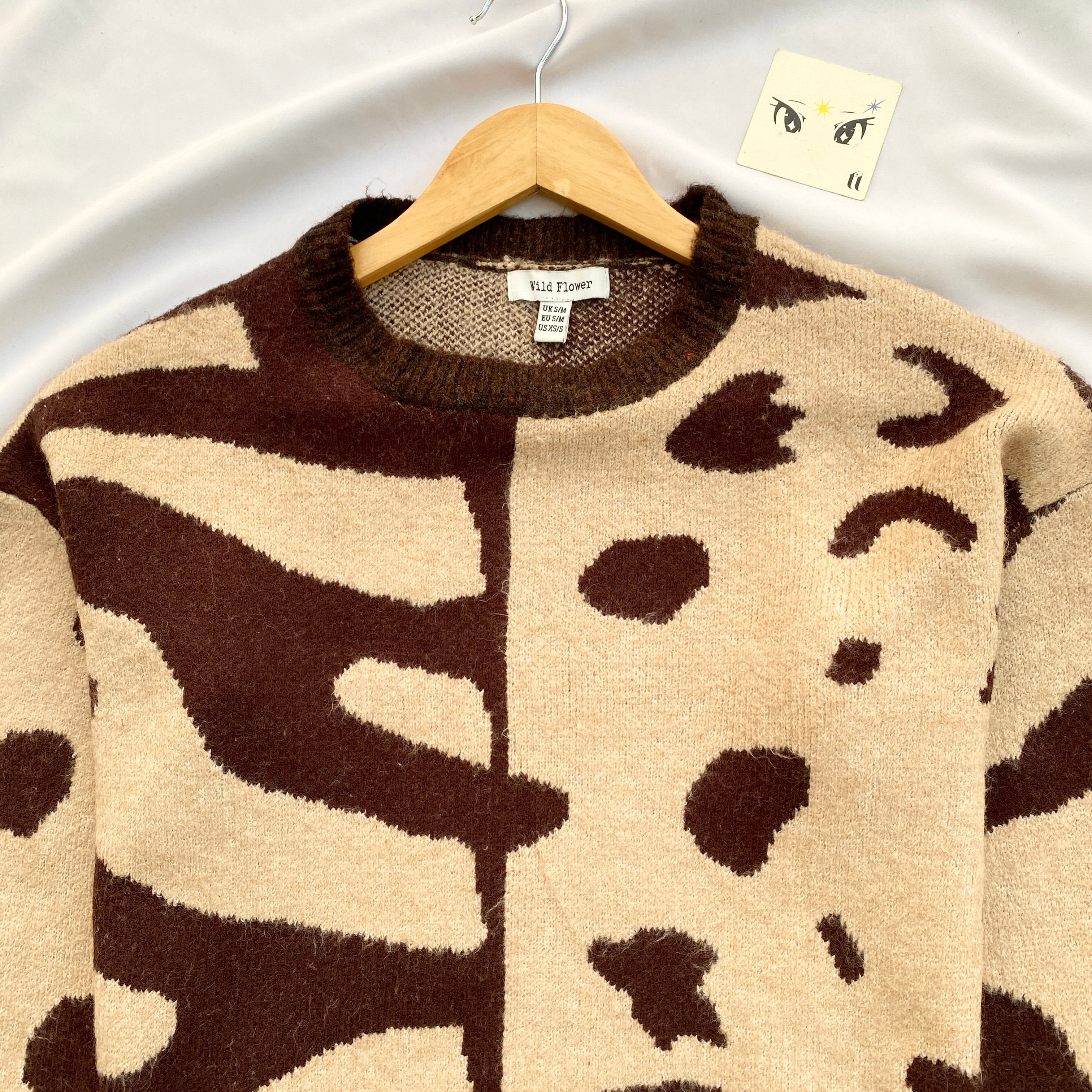 BROWN KNIT (Bust : 42, Length : 20)