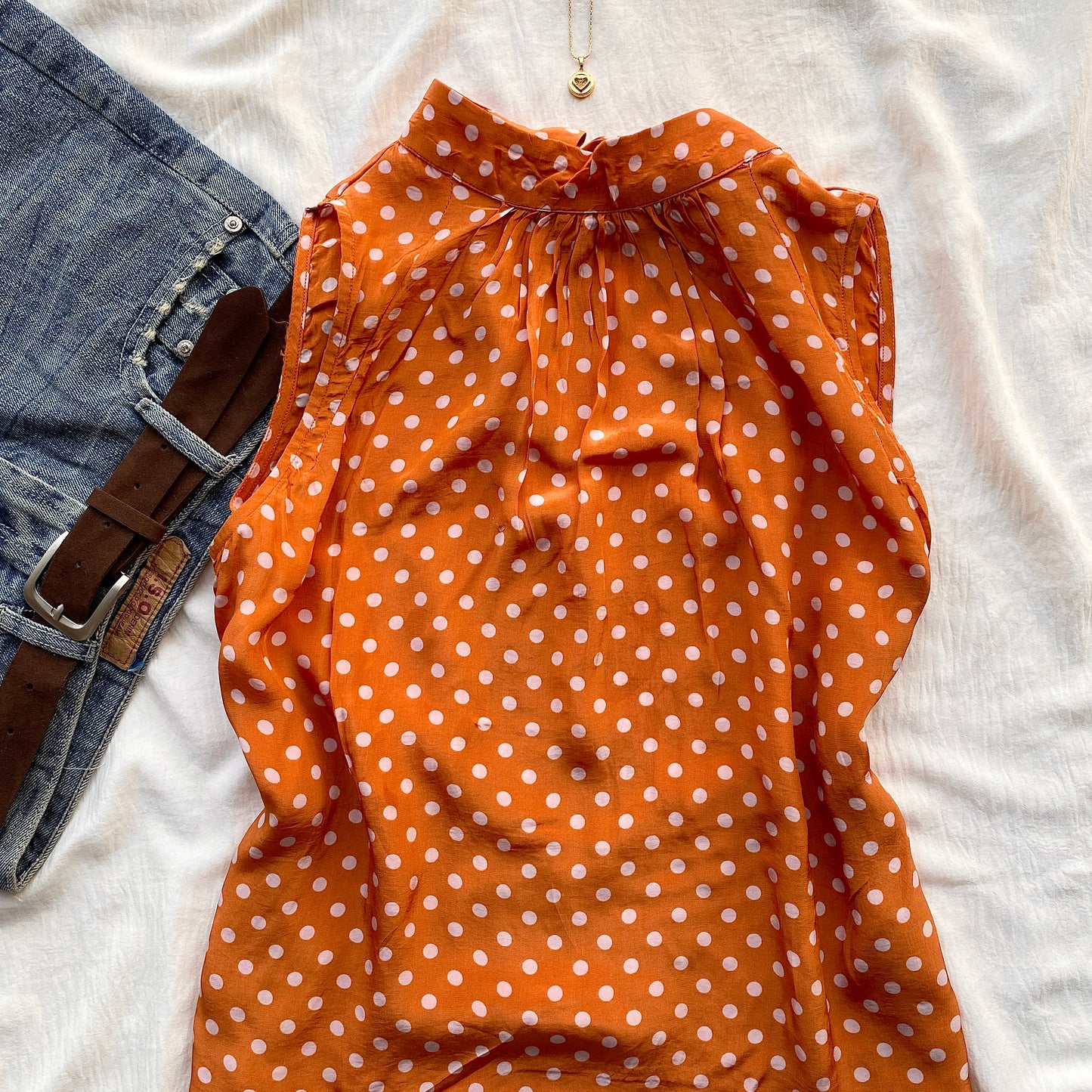 POLKA DOT TOP FROM MANGO (Sizes available)