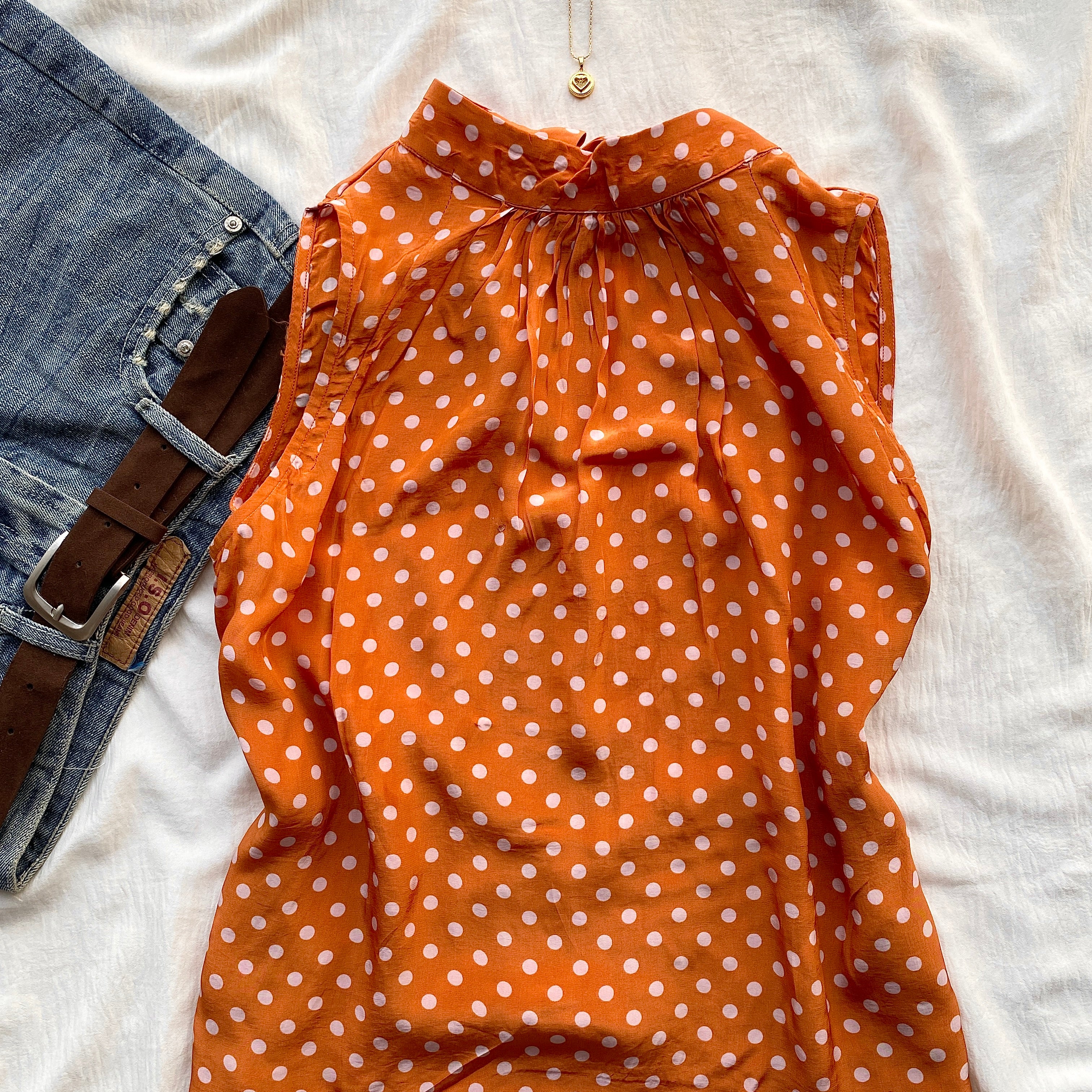 POLKA DOT TOP FROM MANGO (Sizes available)