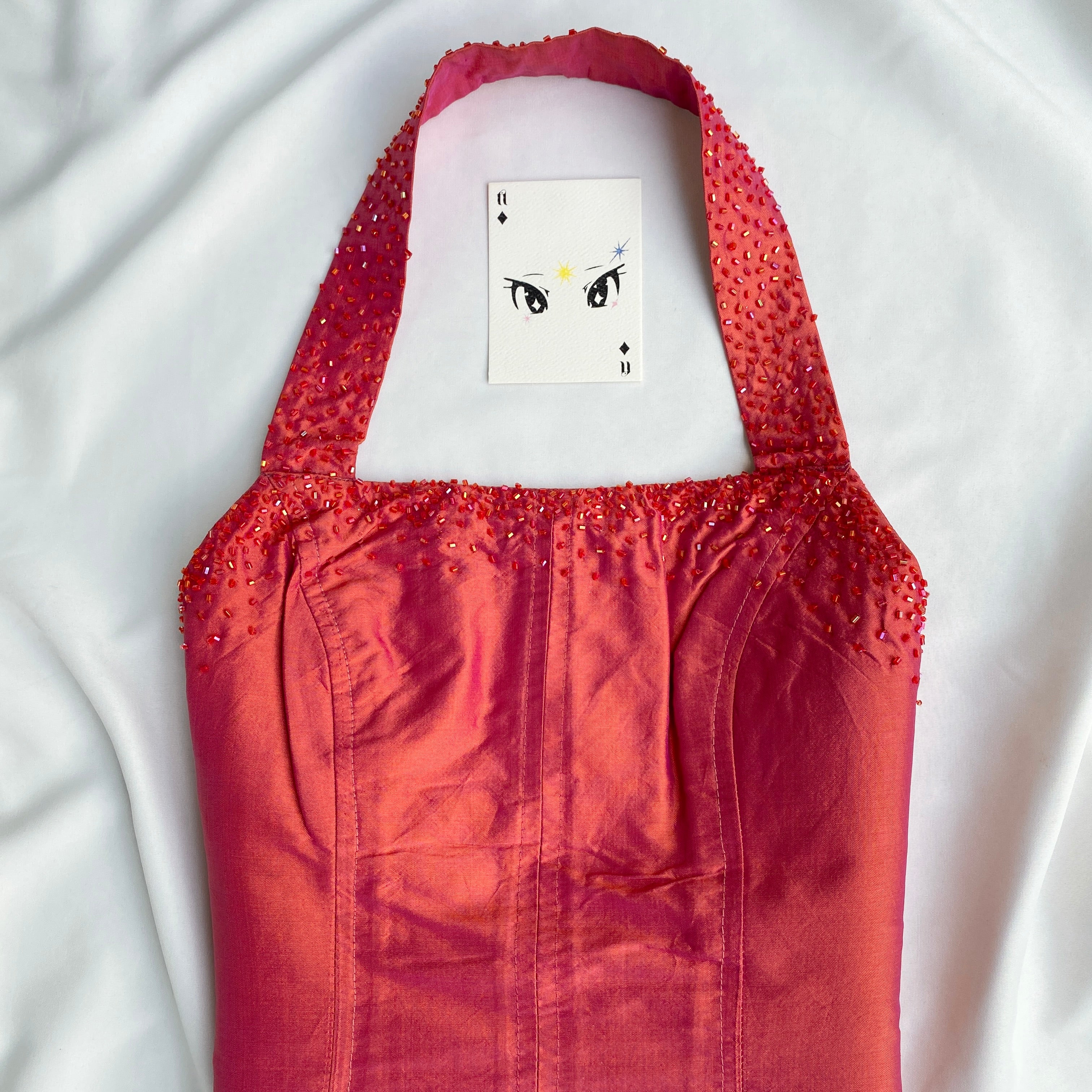 SHIMMERY HALTER CORSET (Bust : 30-32, Upper Waist : 23-25)