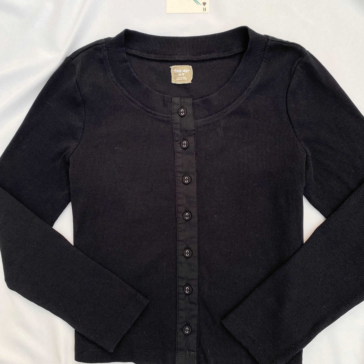 BLACK TOP FROM FREE PEOPLE (Bust : 34-38, Upper Waist : 28-36)