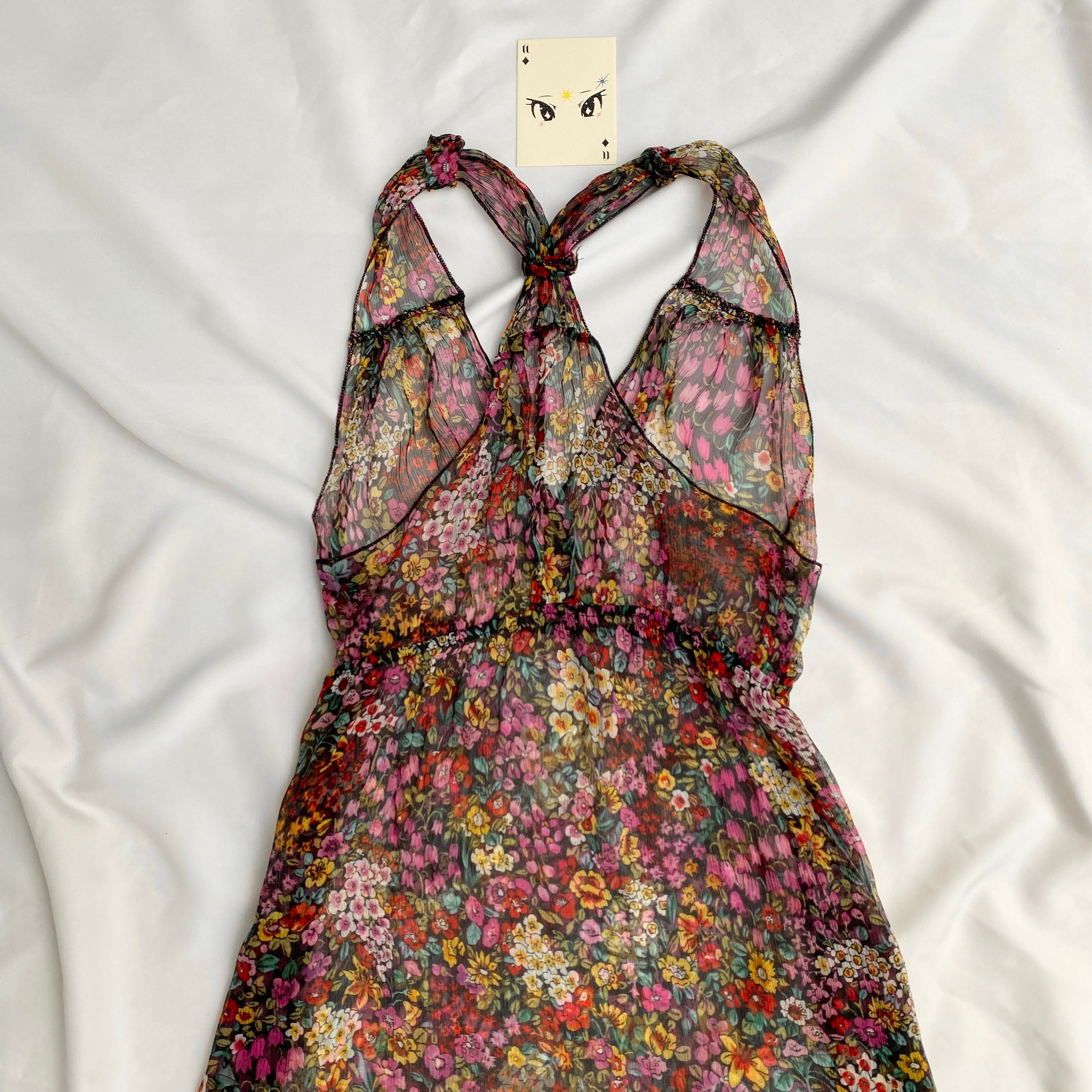 FLORAL TOP (Bust : 30-34, Upper Waist : Free)