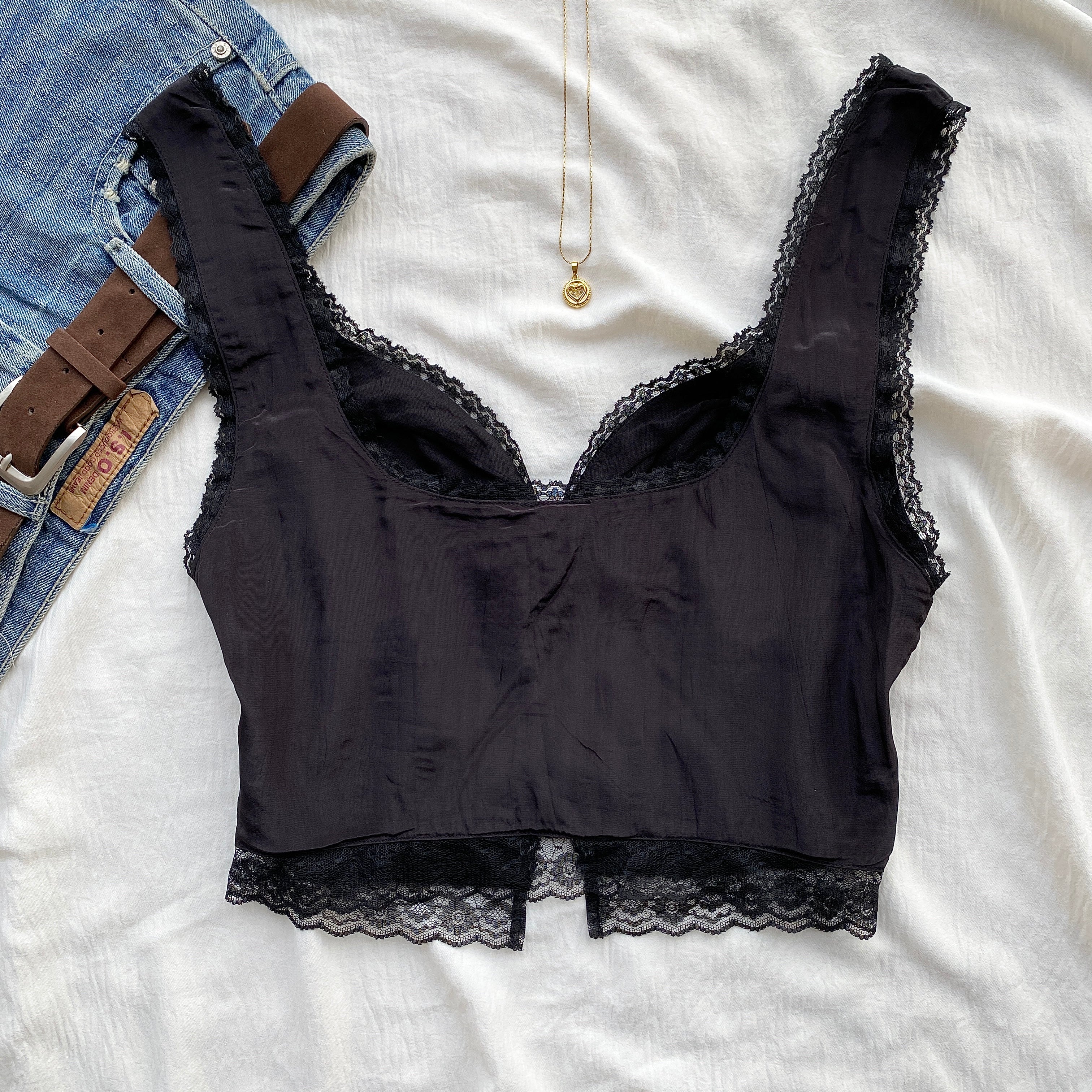 BLACK TOP FROM COTTON ON (Bust : 32-34, Upper Waist : 26-32)