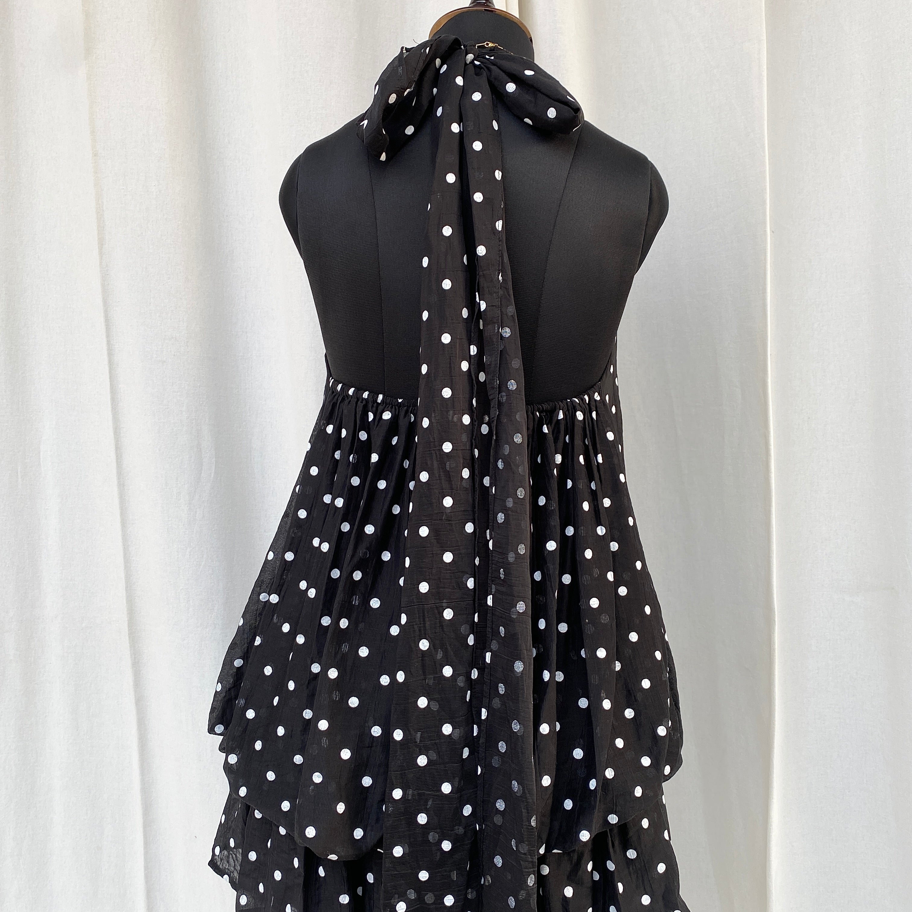 POLKA DOT DRESS (Bust : 30-36, Upper Waist : 24-32)