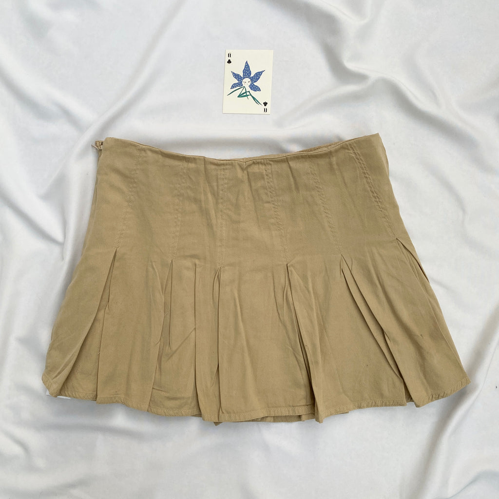 KHAKI PLEATED SKIRT FROM URBAN OUTFITTERS (Multiple sizes available)