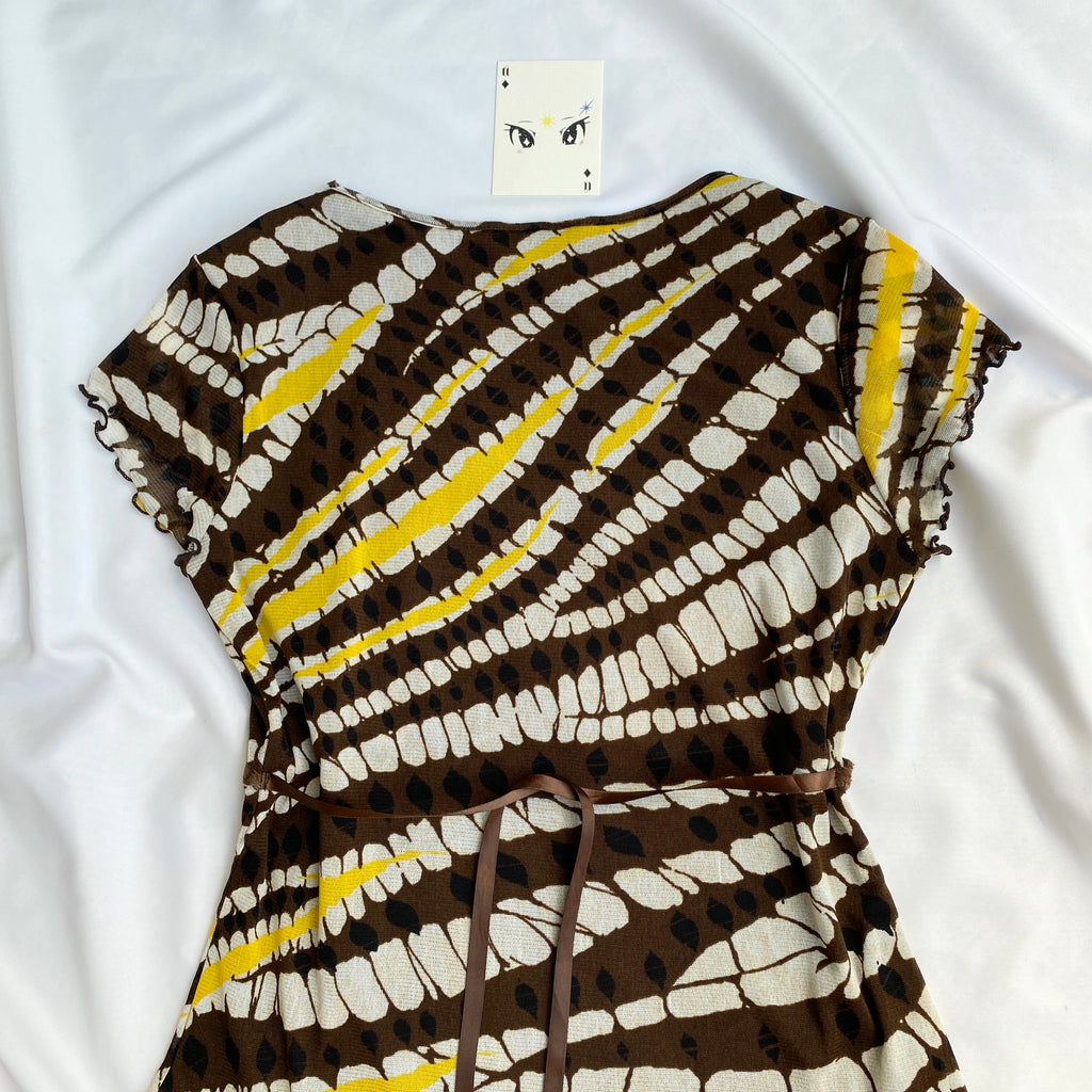 Y2K TOP (Bust : 34-36, Upper Waist : 26-34)