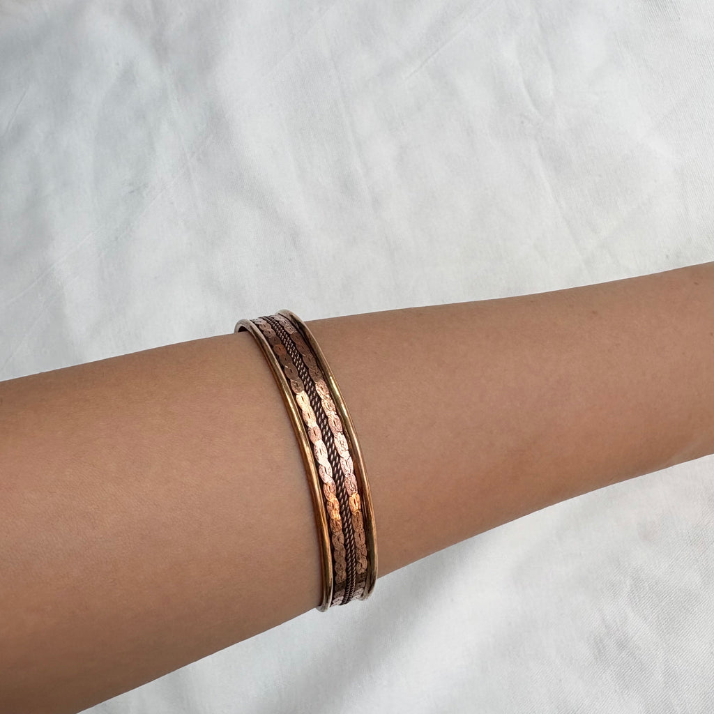 COPPER CUFF BRACLET