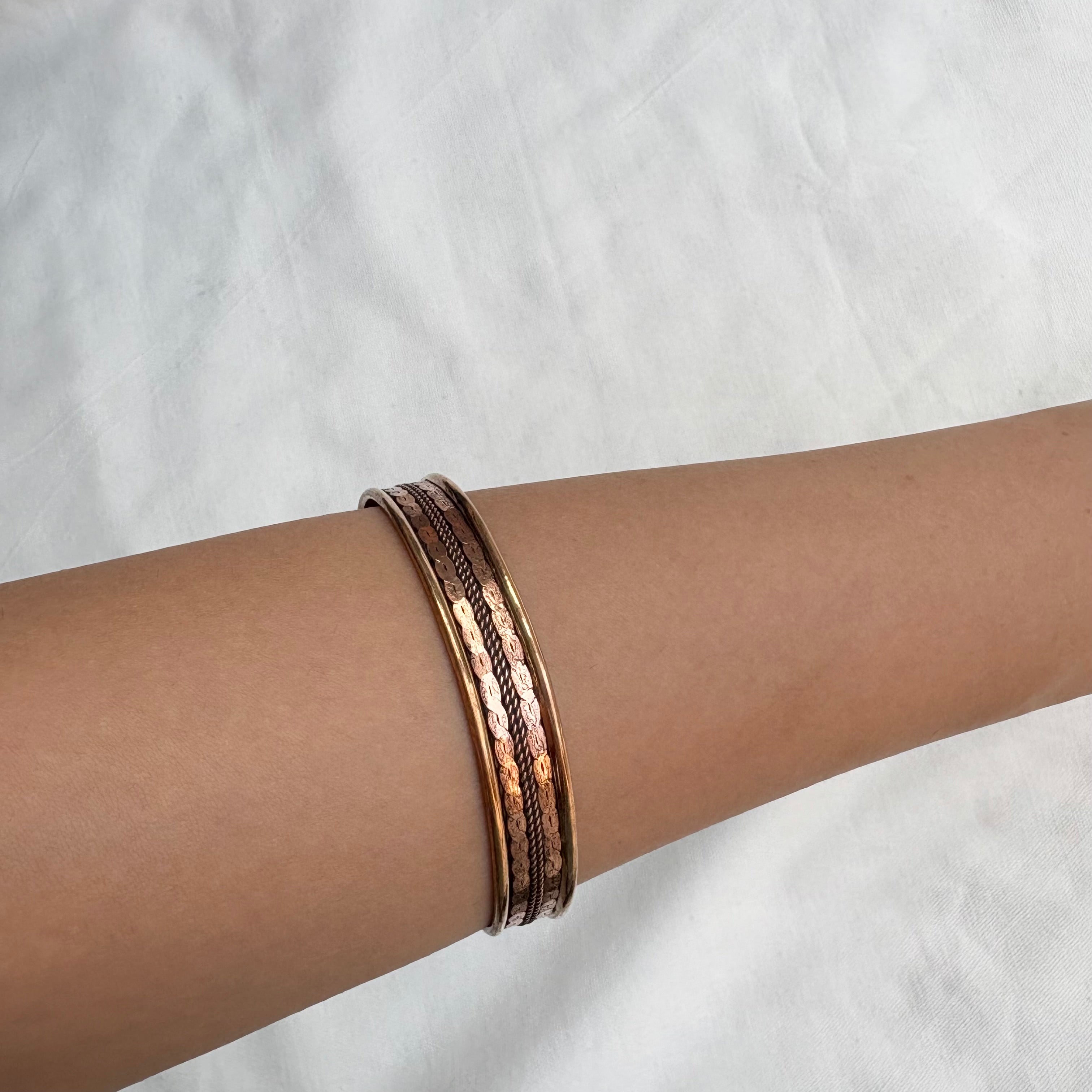 COPPER CUFF BRACLET