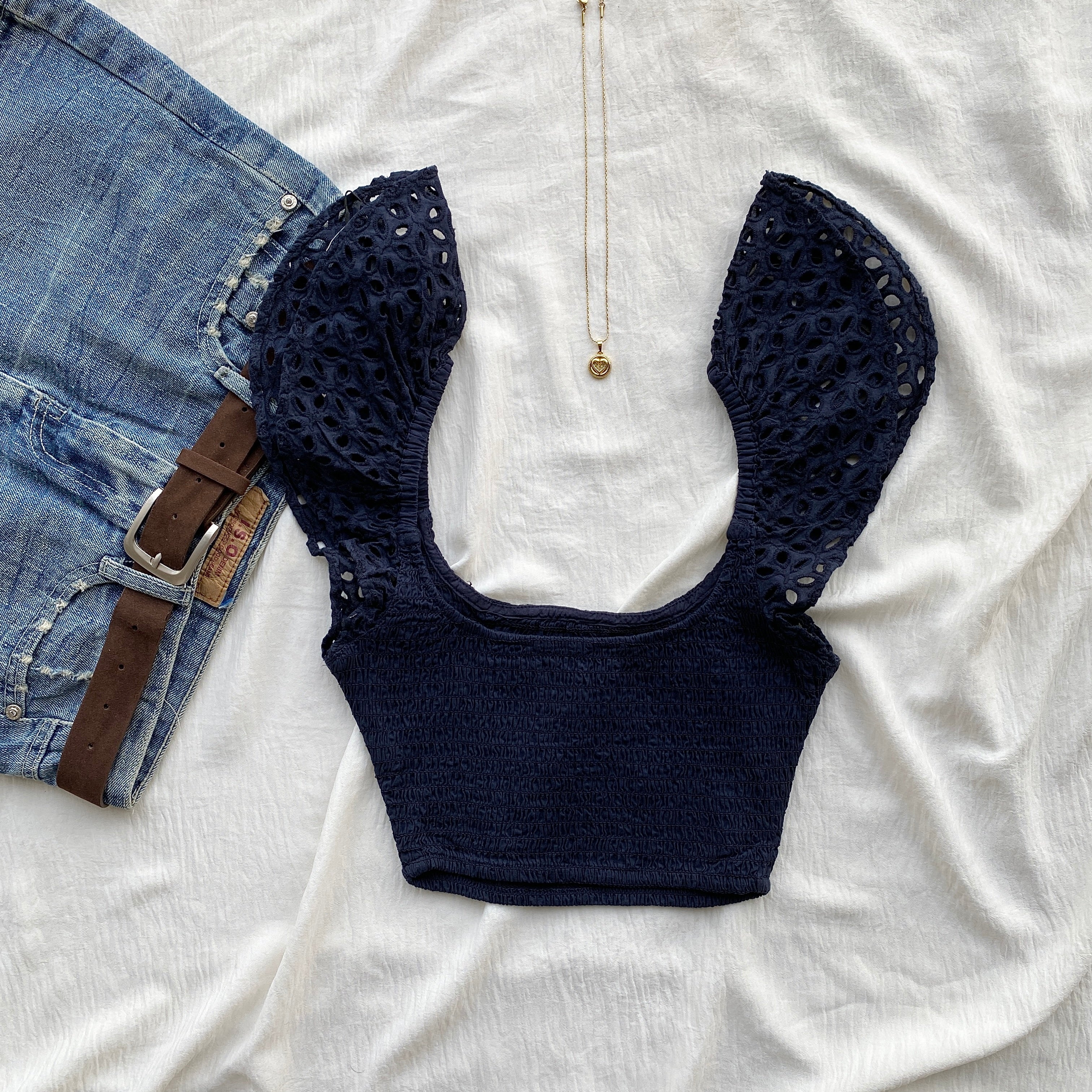 NAVY BLUE TOP  (Sizes available)