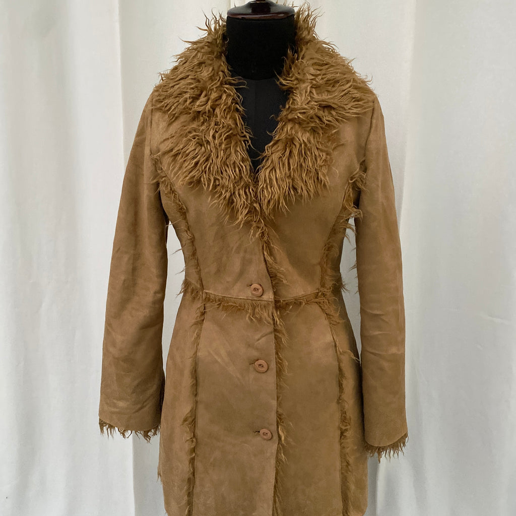 BEIGE AFGHAN JACKET (XS/S)